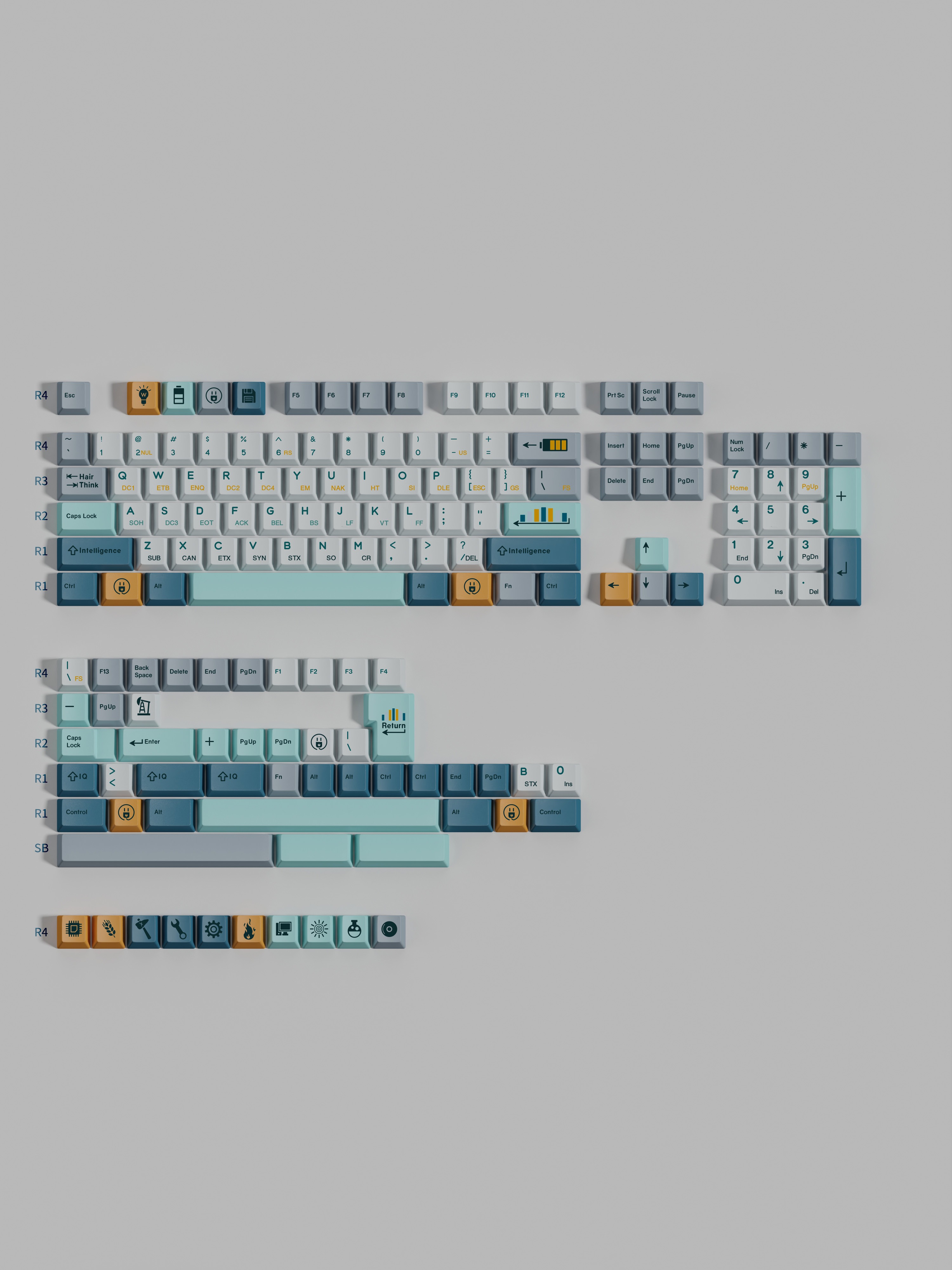 [Instock] Keycap Walker Cherry Retro Revolution PBT Dyesub
