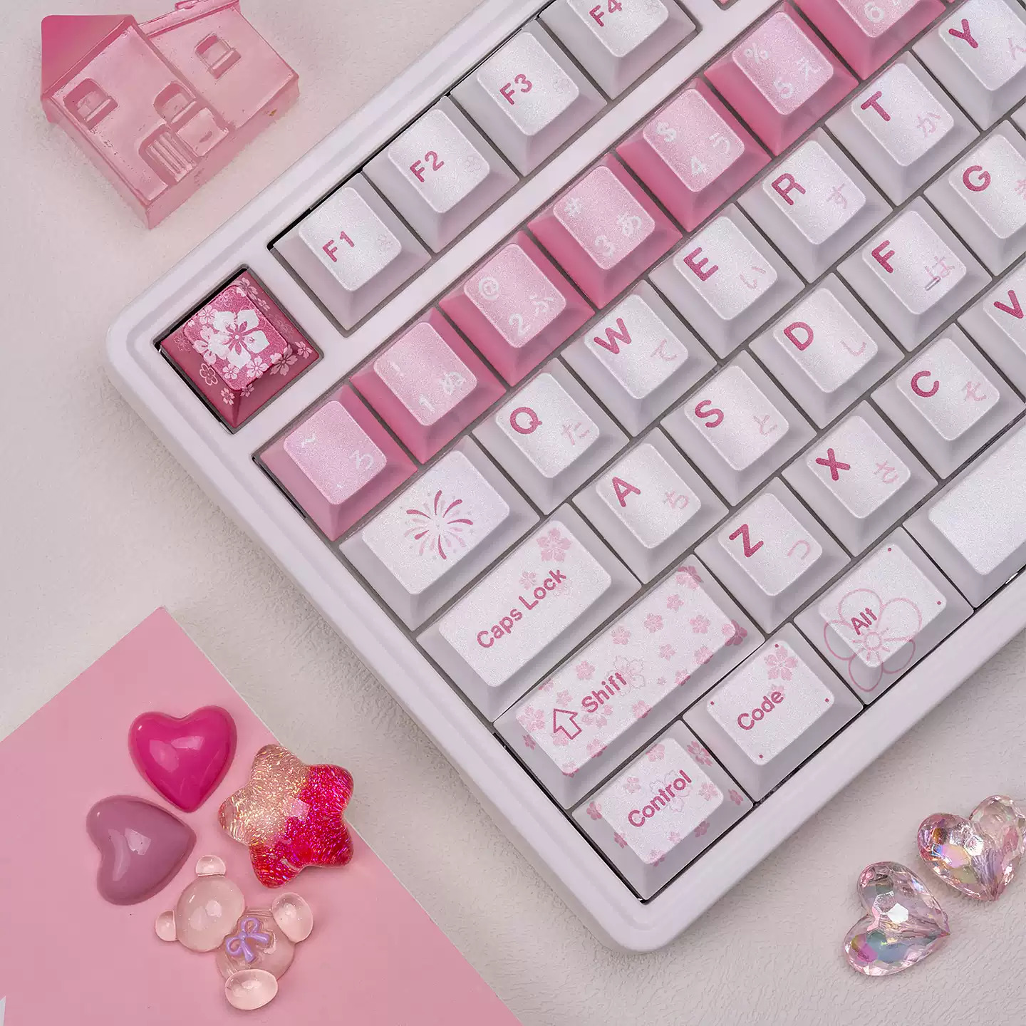 Keycap Mintcap Spring Cherry PBT Dyesub