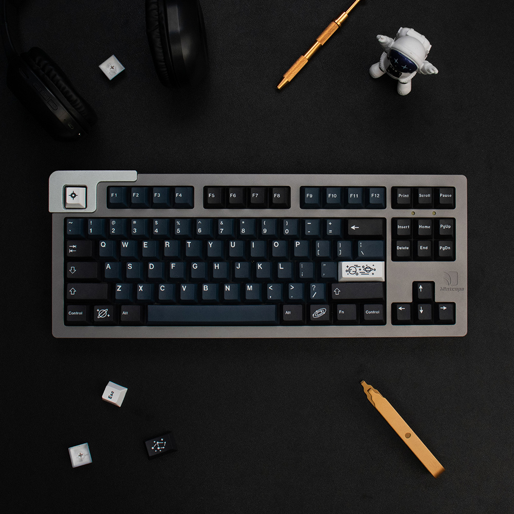 Keycap Mintcaps Cherry Galaxy dark PBT dyesub (Base + Novelties)