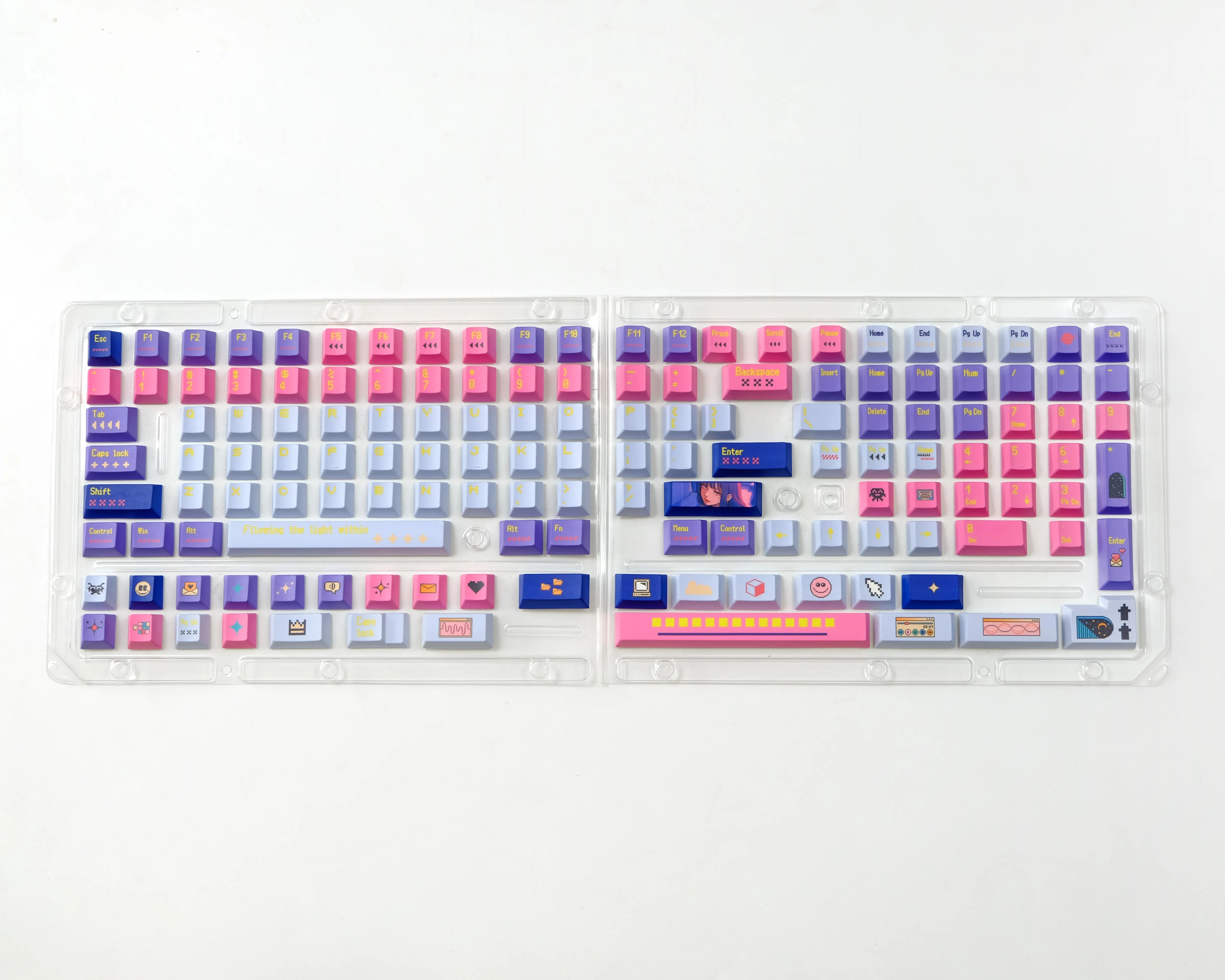 Keycap Aifei Pixel Girl Cherry PBT Dyesub