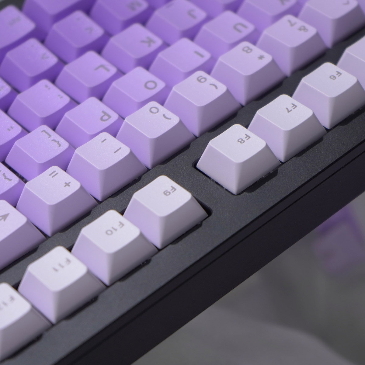 Keycap Cherry Gradient Purple PBT Dyesub (Chữ trên - không xuyên led)