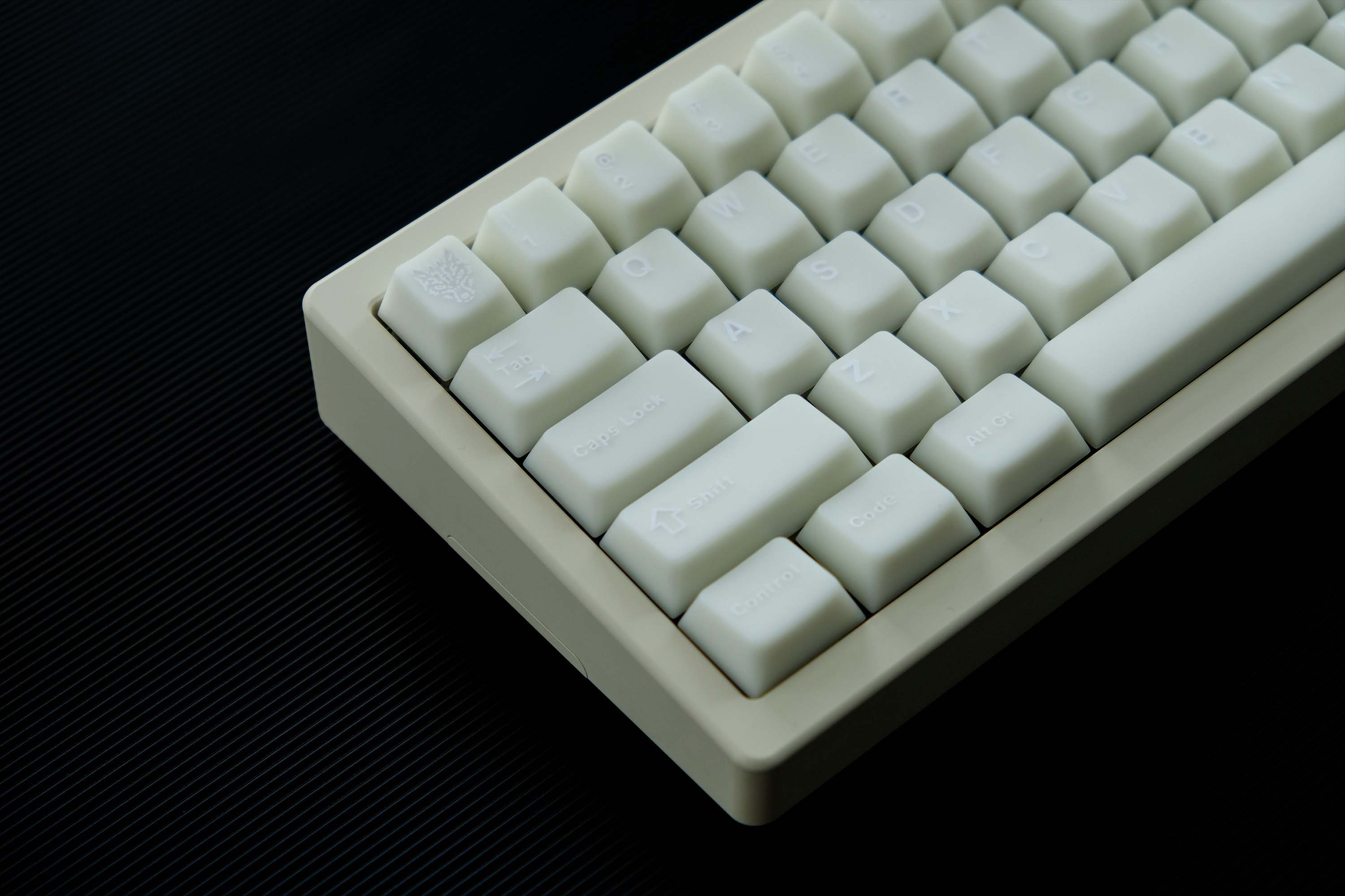 [In Stock] Keycap Cherry Aifei White Marble PBT Doubleshot