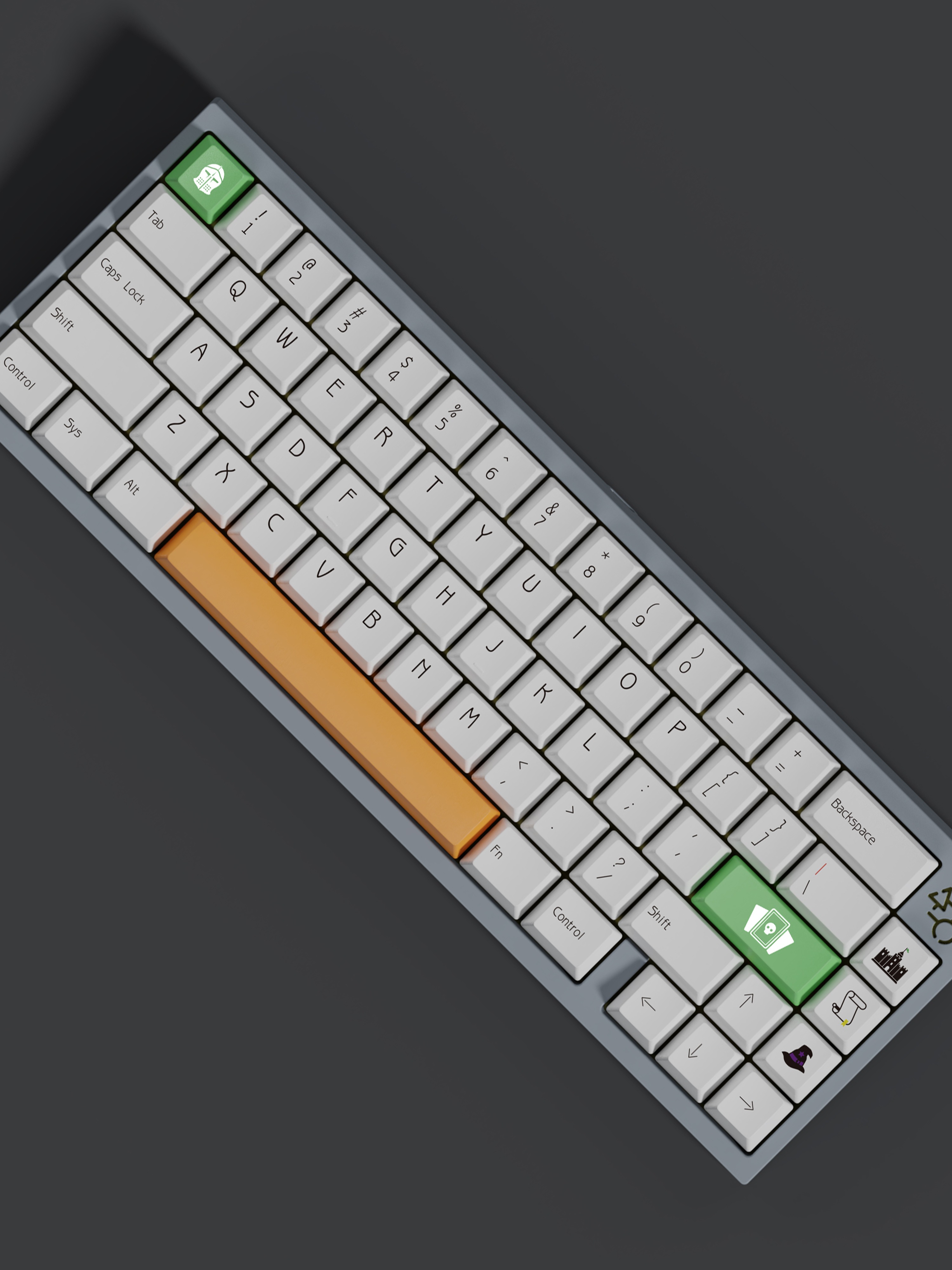 [In-Stock] Keycap Walker Cherry  W&D PBT Dyesub