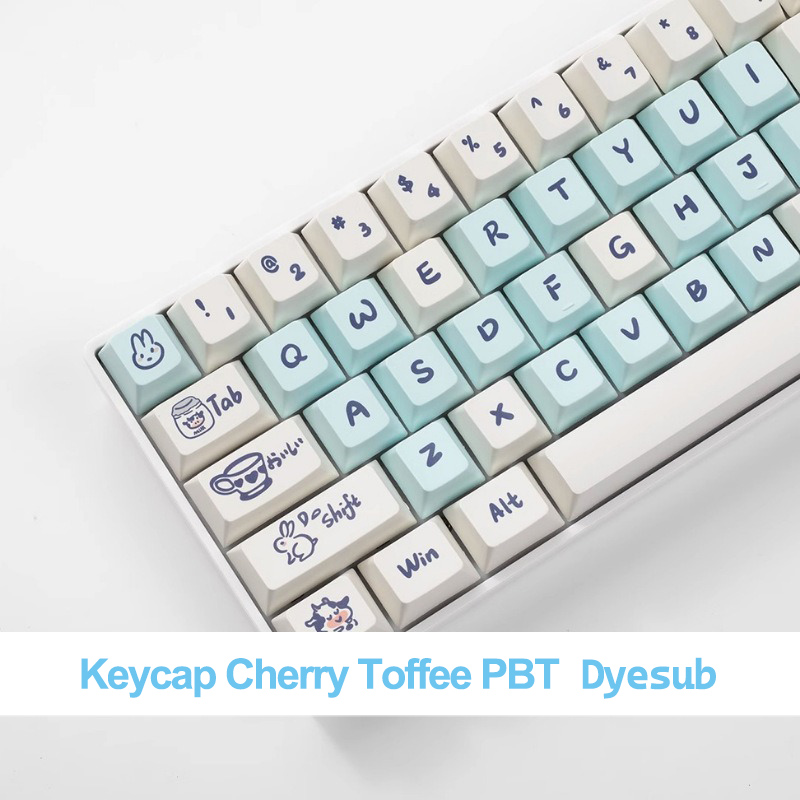 Keycap Mintcaps Cherry Toffee PBT Dyesub