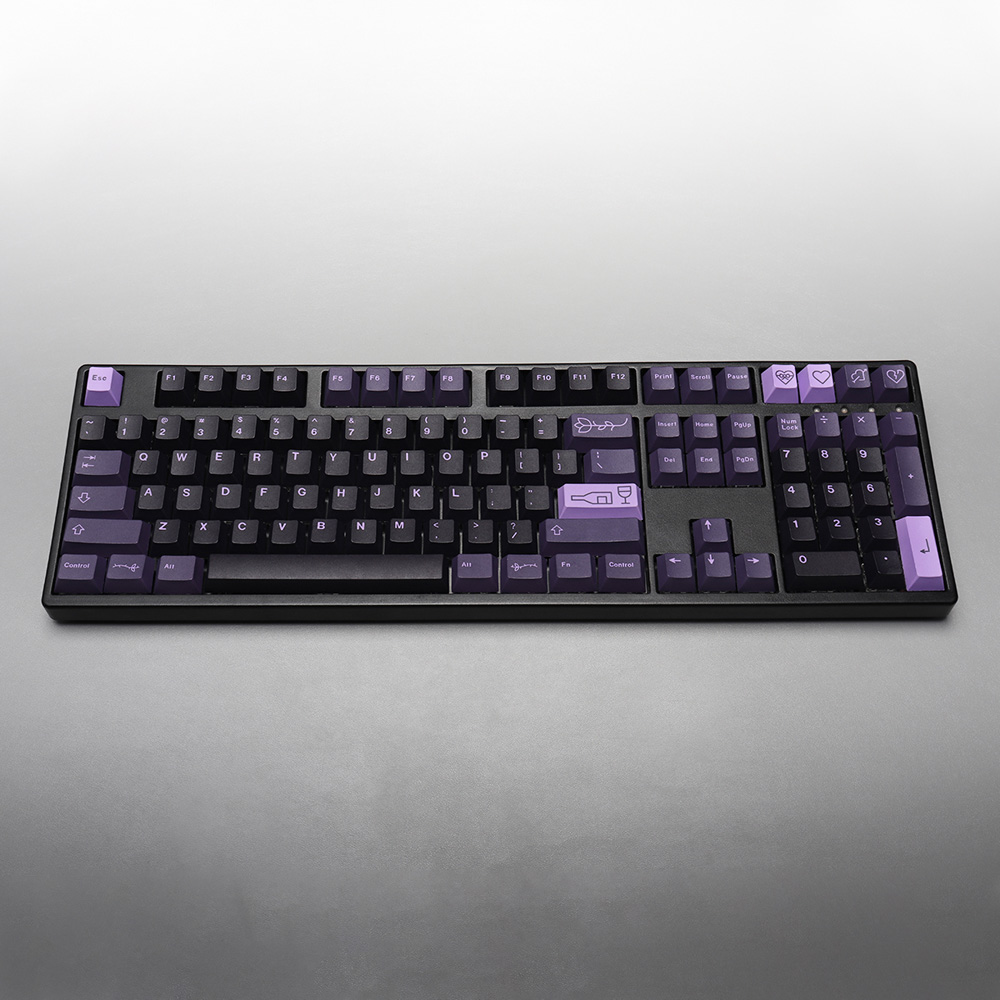 Keycap Mintcaps Cherry First Love  purple PBT Dyesub - English