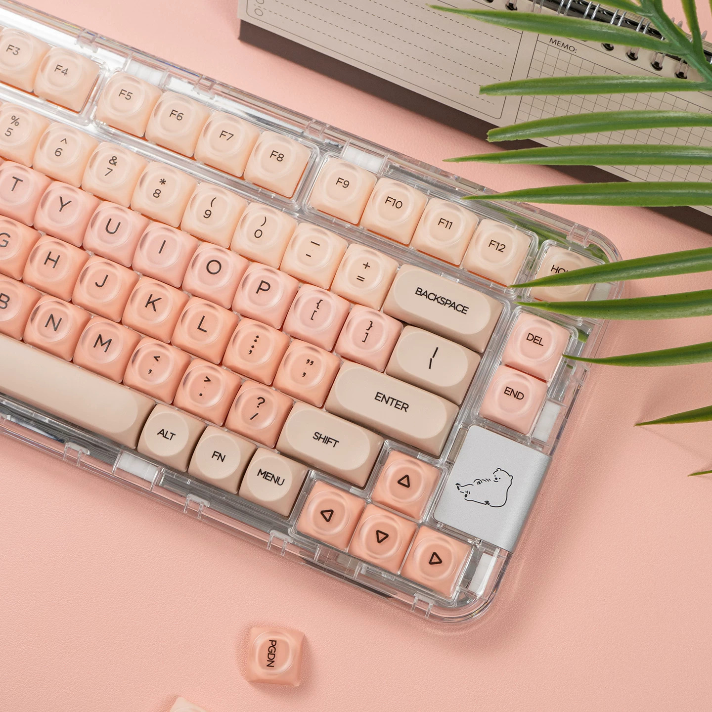 Keycap Mintcap Candy MOA PBT+PC Dyesub - Orange