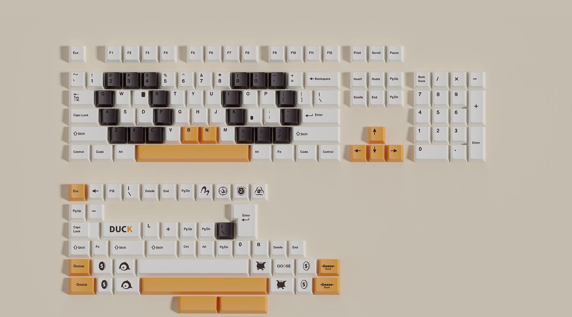 Keycap Walker Cherry  Duck PBT Dyesub