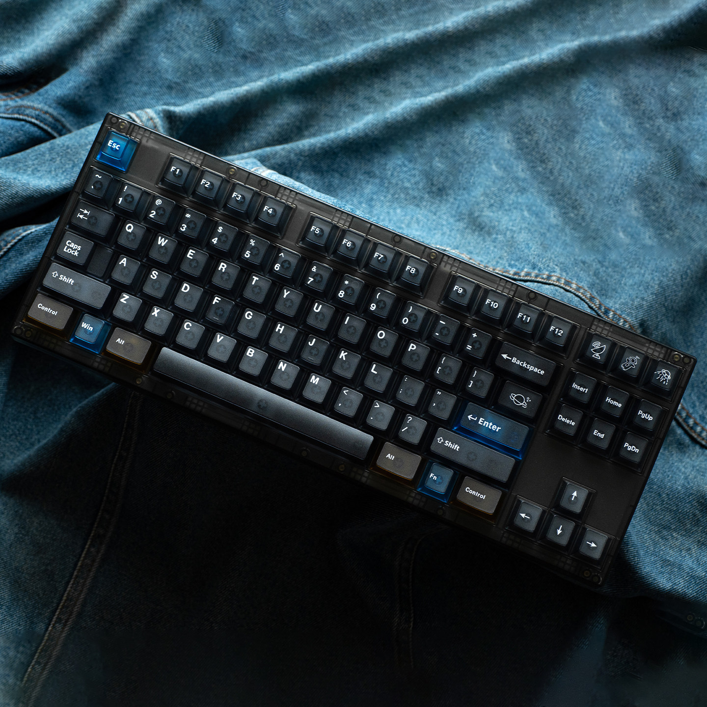 Keycap Mintcap Interstellar 2 Xuyên Led PC