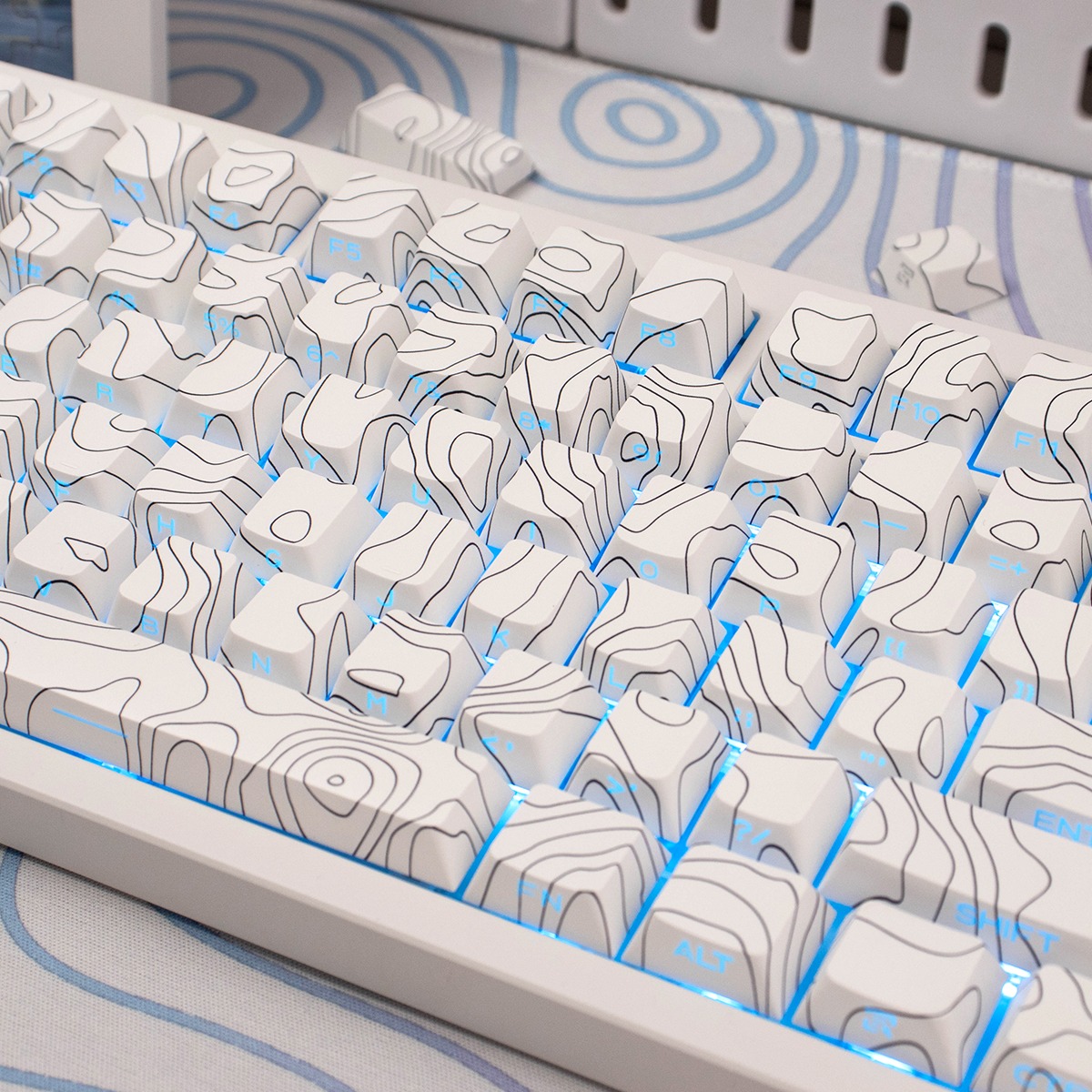 Keycap Cherry Đường Viền PBT Dyesub Xuyên Led