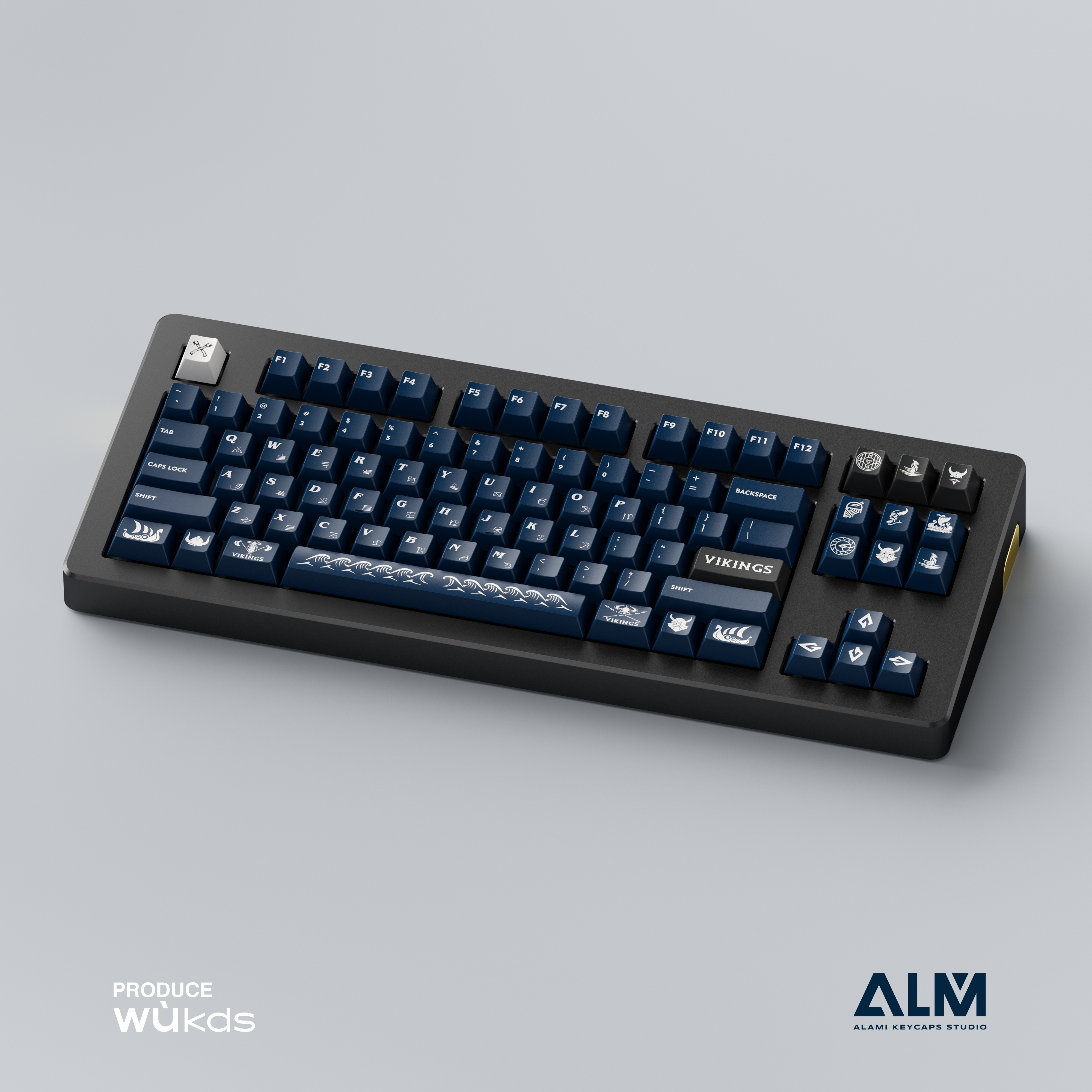 Keycap Cherry Wukds Viking PBT Dyesub - 172 nút
