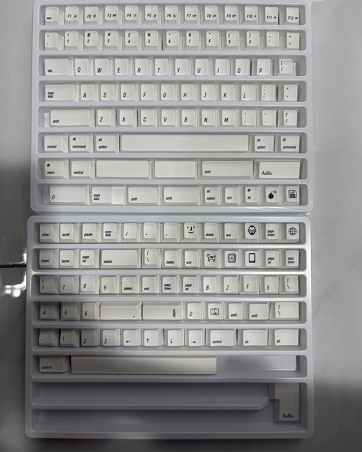 Keycap Mintcap MAC Cherry PBT Dyesub