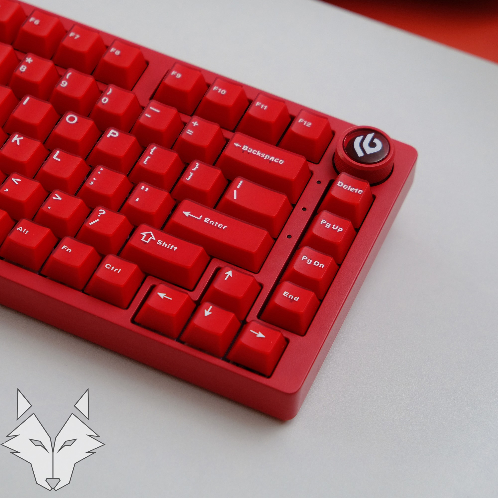 [In-stock] Keycap Cherry Aifei Pyga Ruby Semi-Transparent ABS Doubleshot