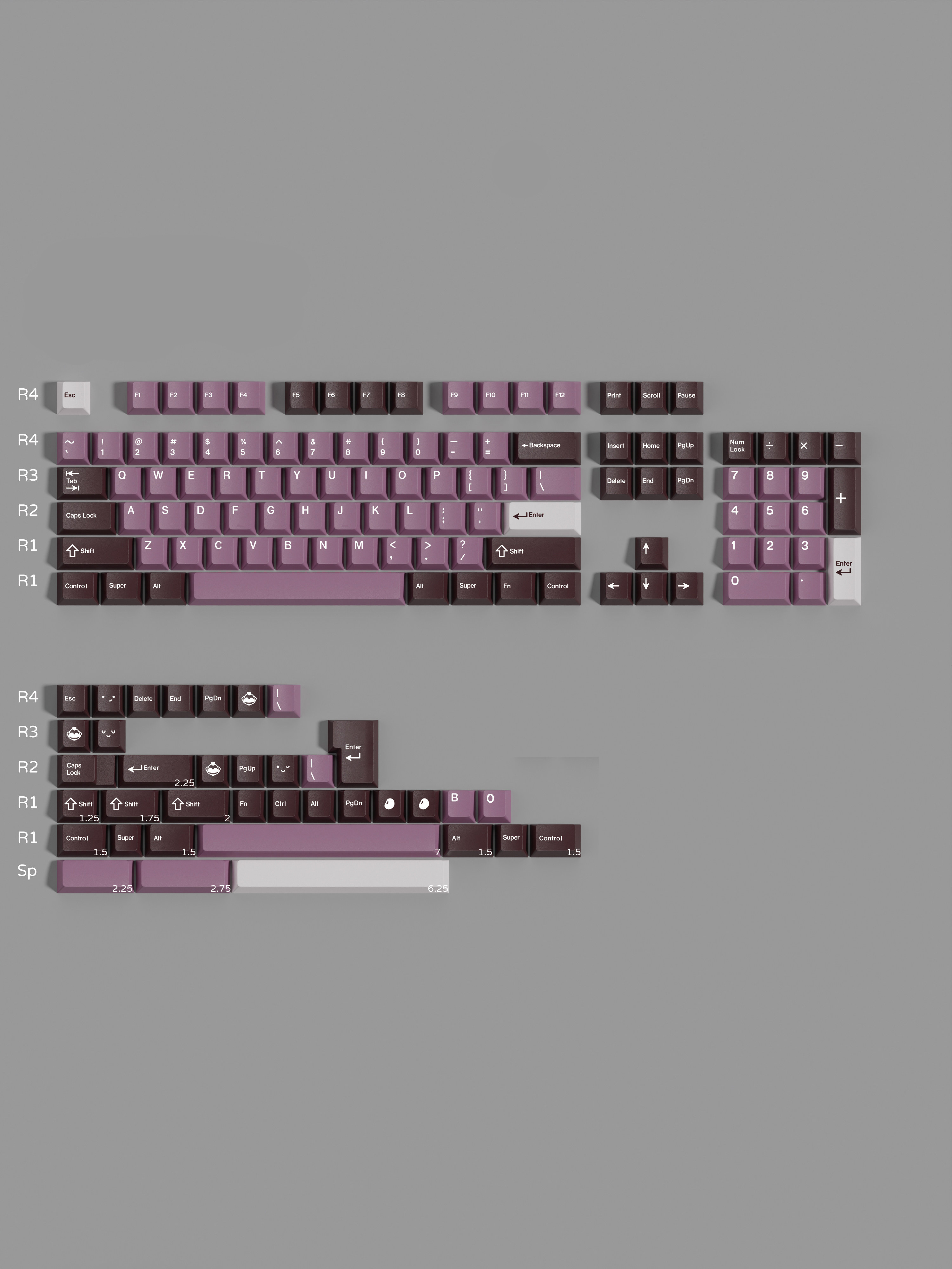 Keycap Walker Ice Smoothie Cherry PBT Dyesub