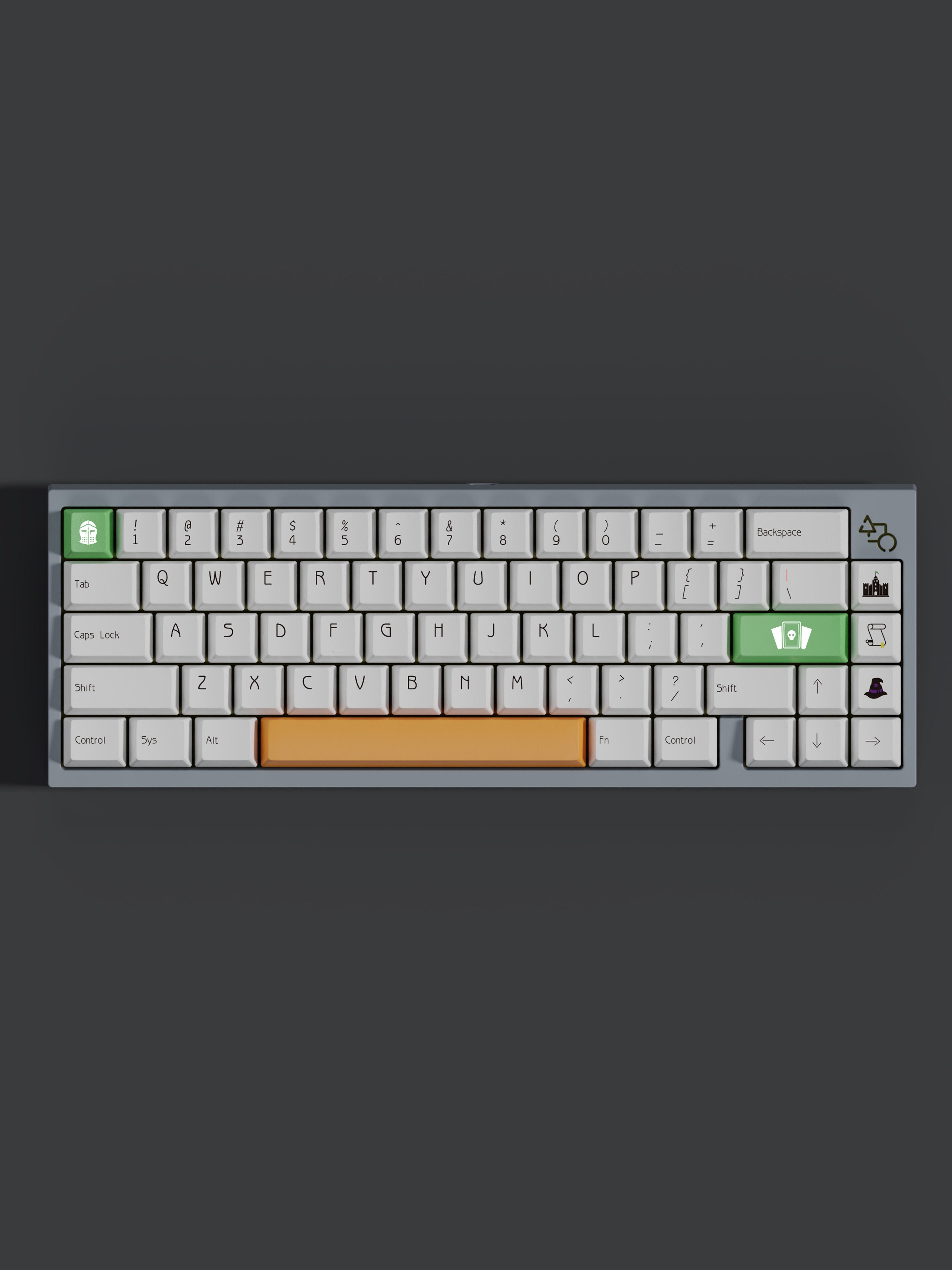 Keycap Walker Cherry  W&D PBT Dyesub