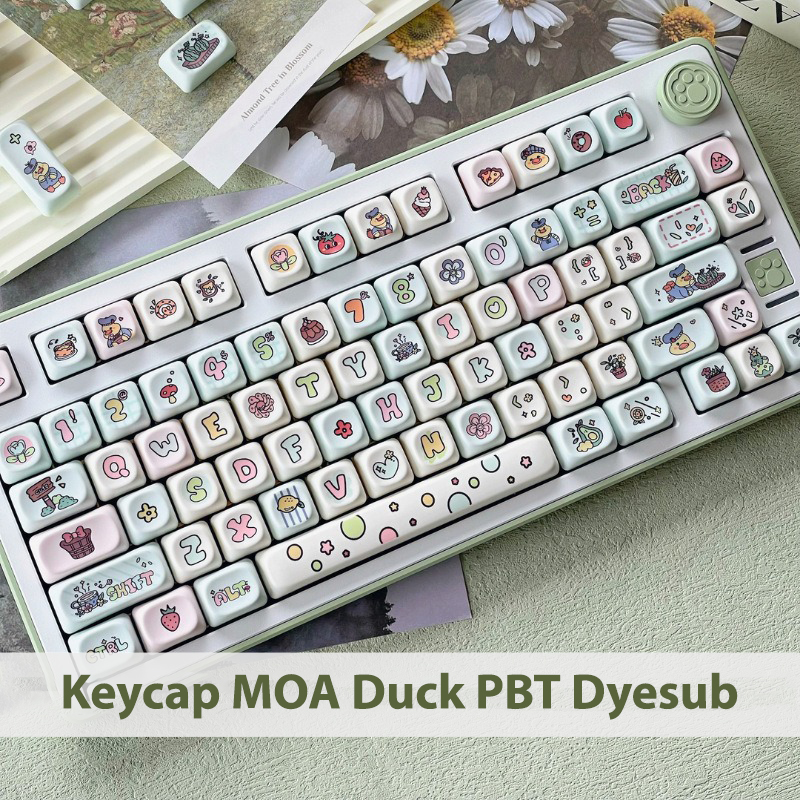 [In-stock] Keycap MOA Duck PBT Dyesub