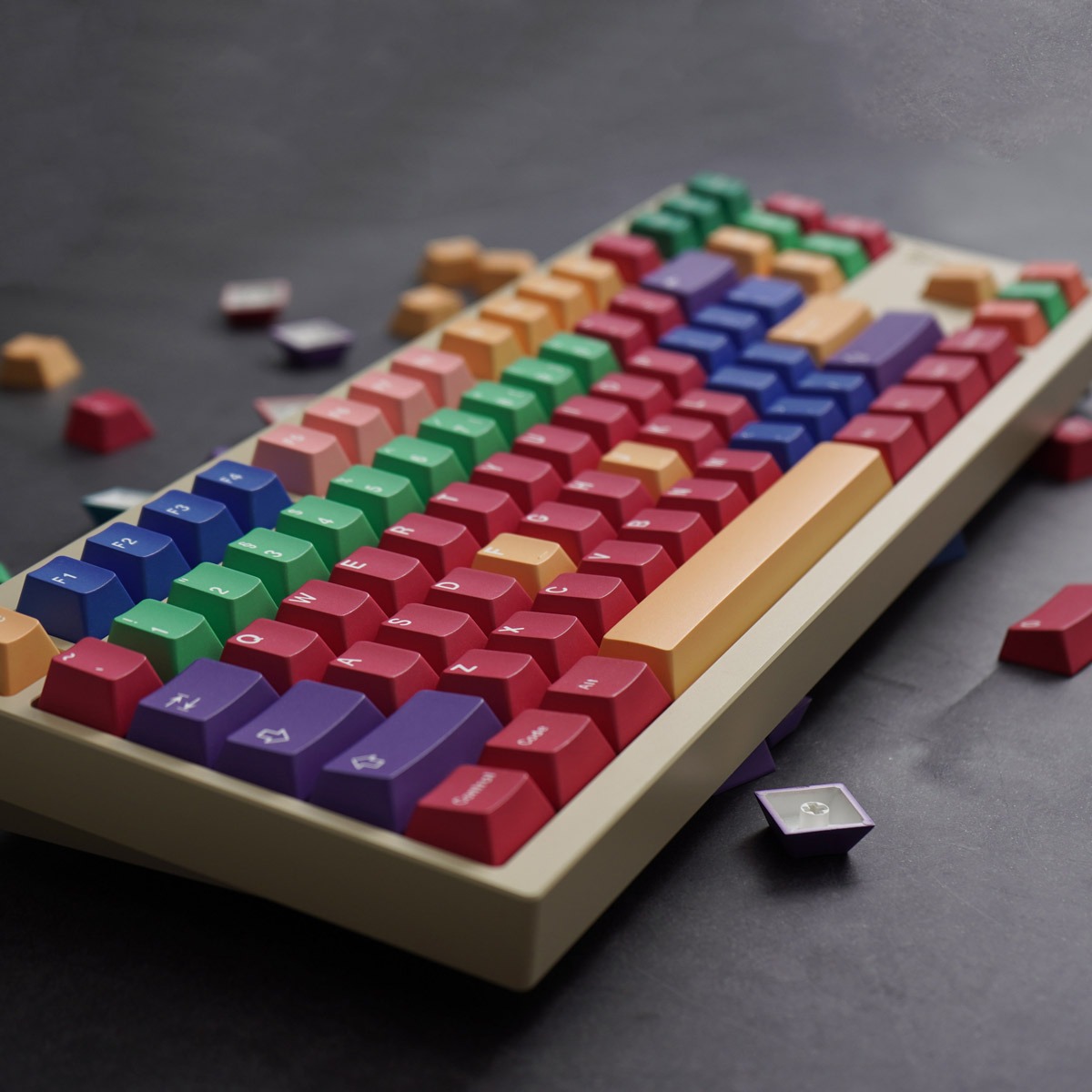 Keycap Mintcaps Cherry Handarbeit PBT Dyesub