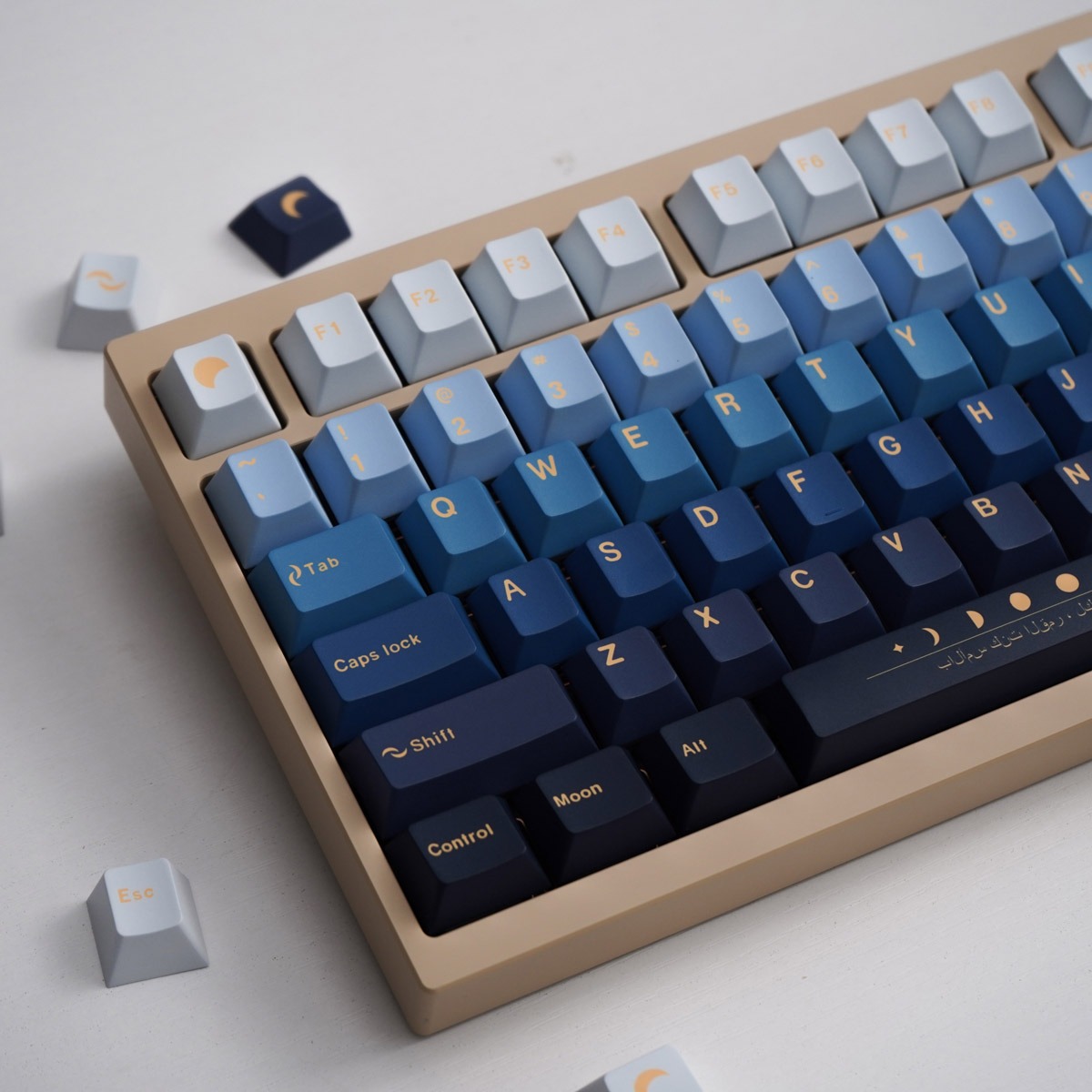 Keycap Mintcaps Cherry Moonrise PBT Dyesub