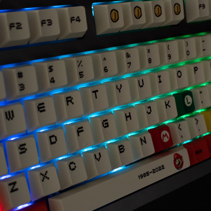 Keycap Mintcaps Cherry Mario PBT Dyesub