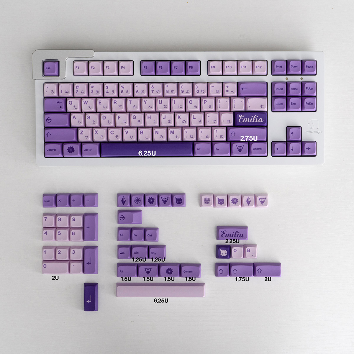 [IN STOCK] Keycap XDA Purple witch (box) | PBT Dyesub