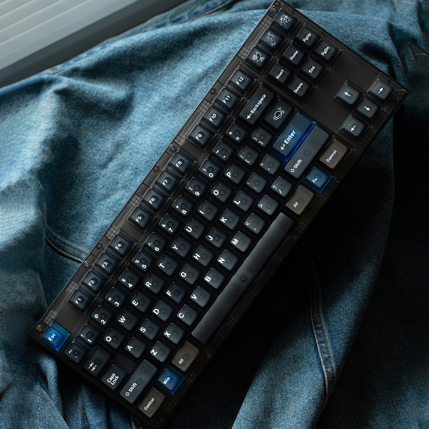 Keycap Mintcap Interstellar 2 Xuyên Led PC