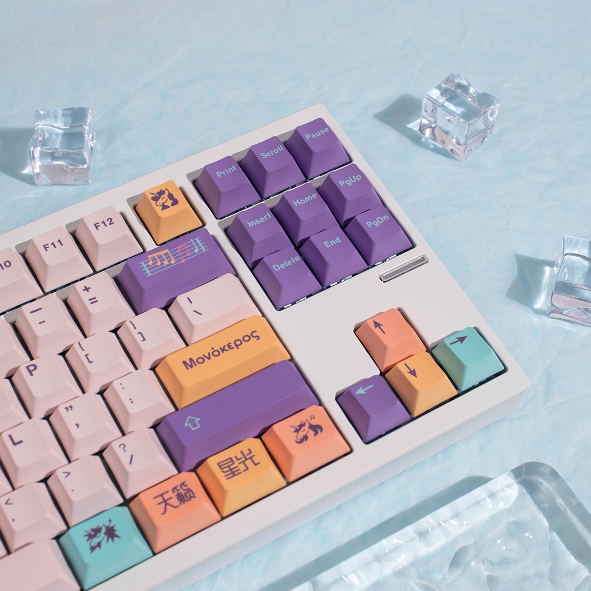 Keycap Mintcaps Cherry Unicorn PBT Dyesub