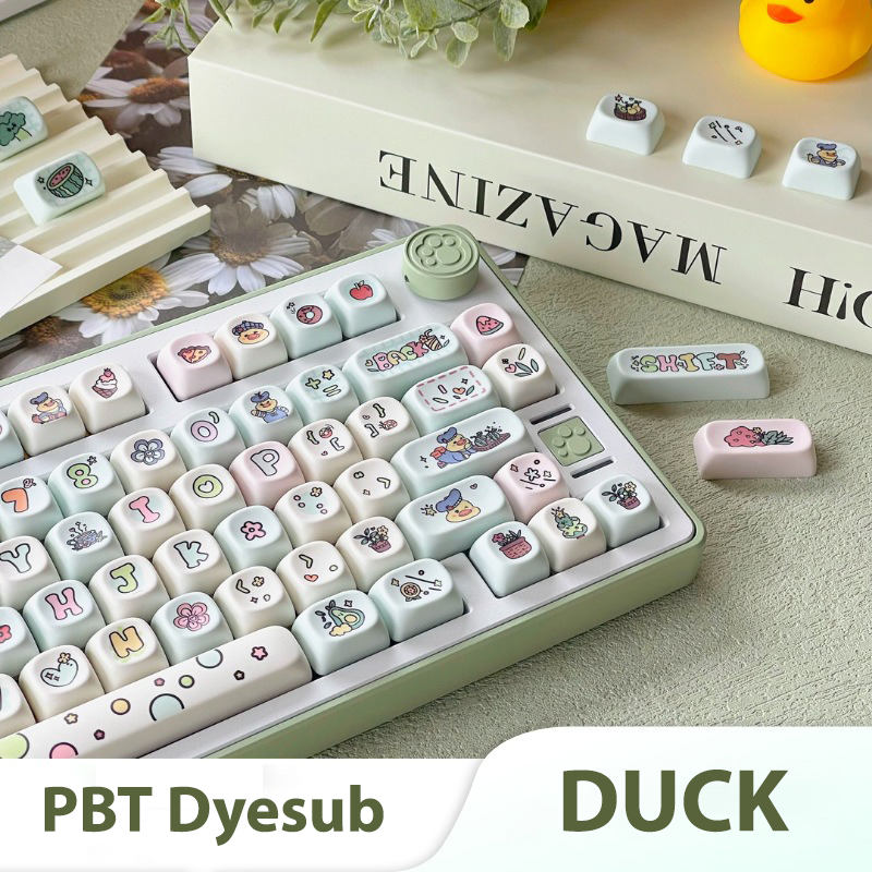 [In-stock] Keycap MOA Duck PBT Dyesub
