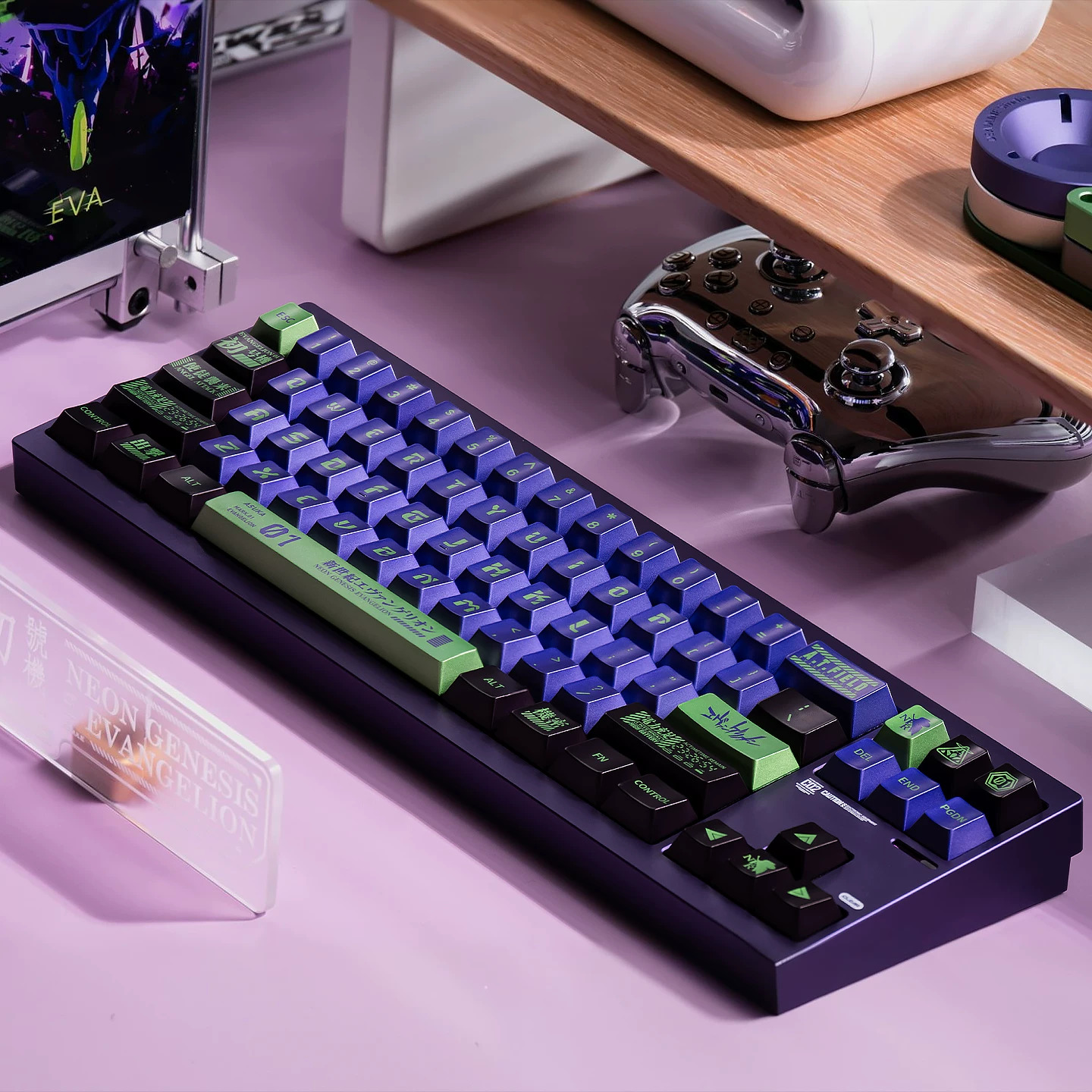 Keycap Mintcap Unit 01 Metal Cherry PBT Dyesub