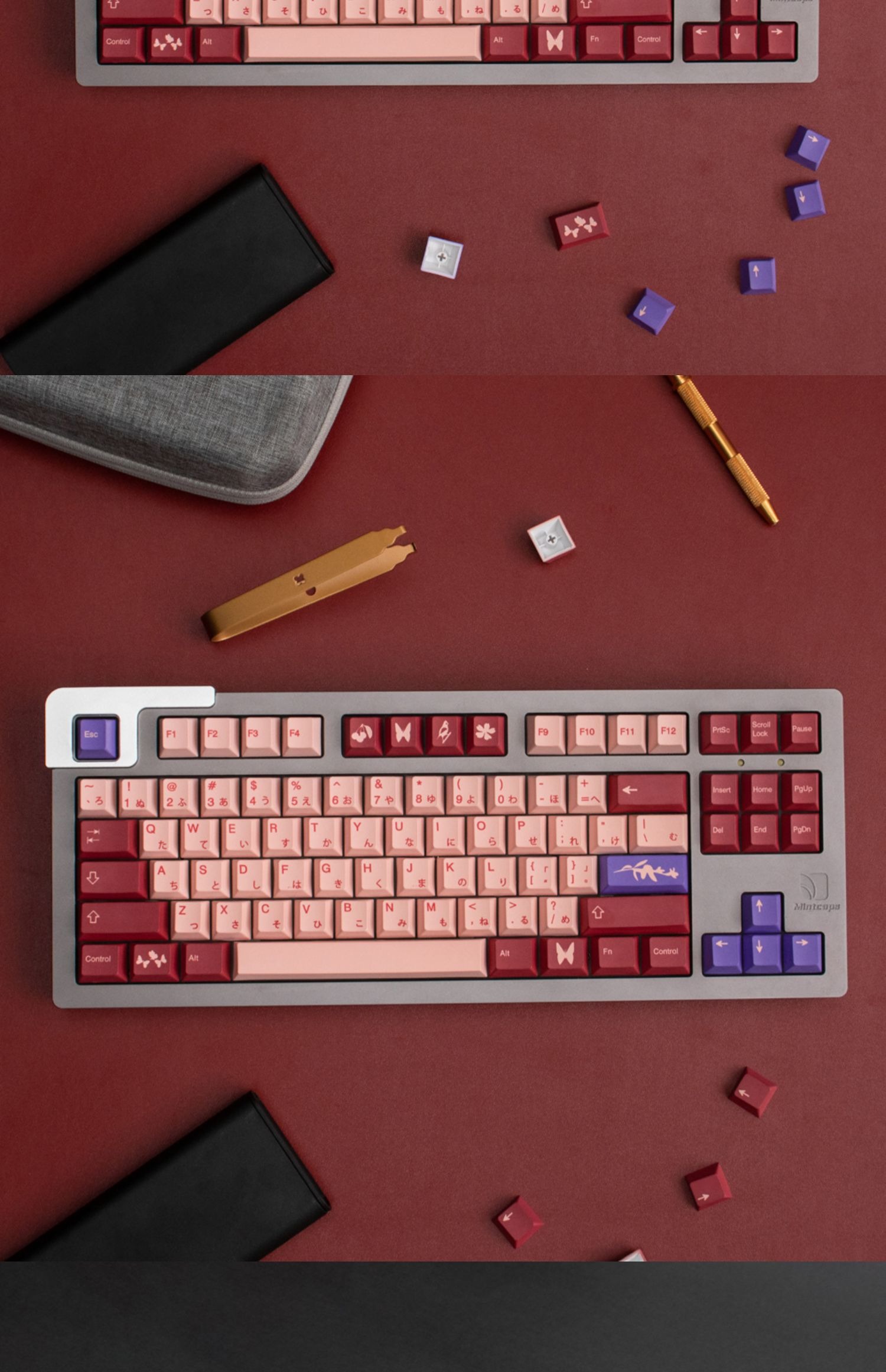 Keycap Mintcaps Cherry Blossom PBT Dyesub