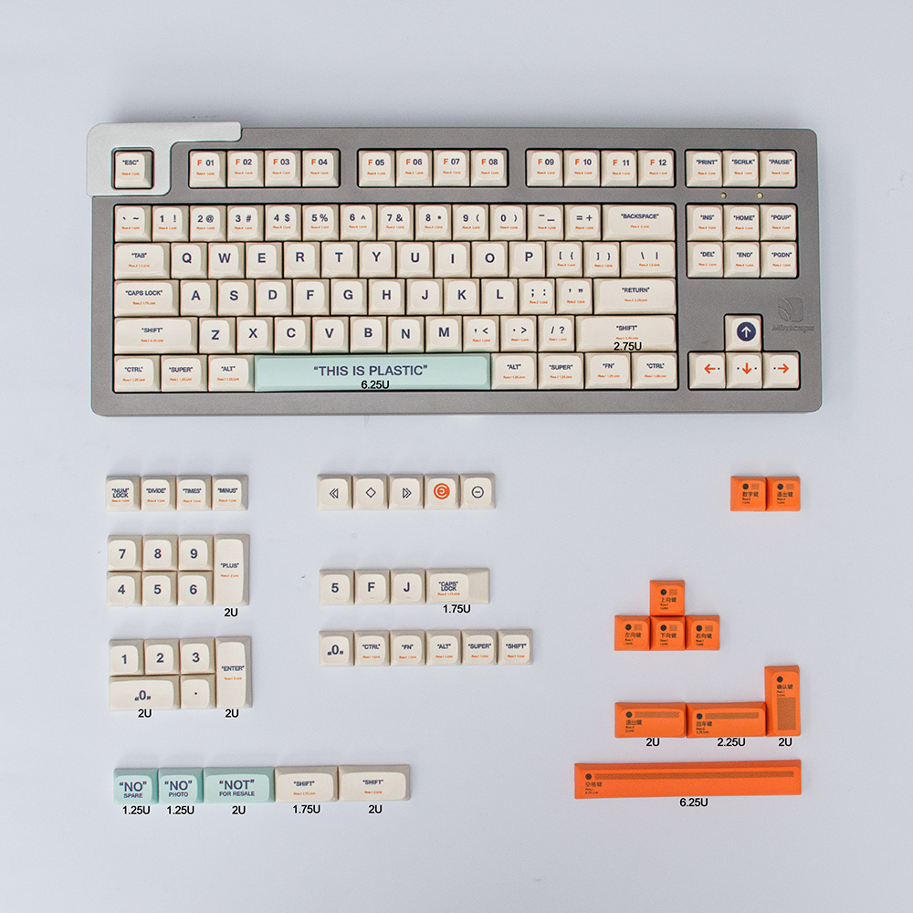 [ IN STOCK] Keycap XDA Plastic PBT Dyesub