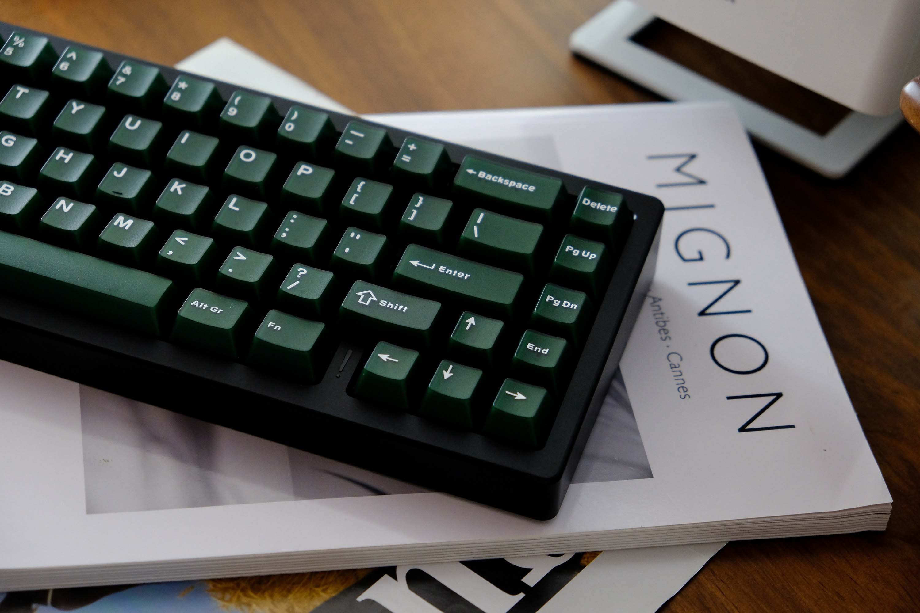 Keycap Cherry Aifei Pyga Green Semi-Transparent ABS Doubleshot