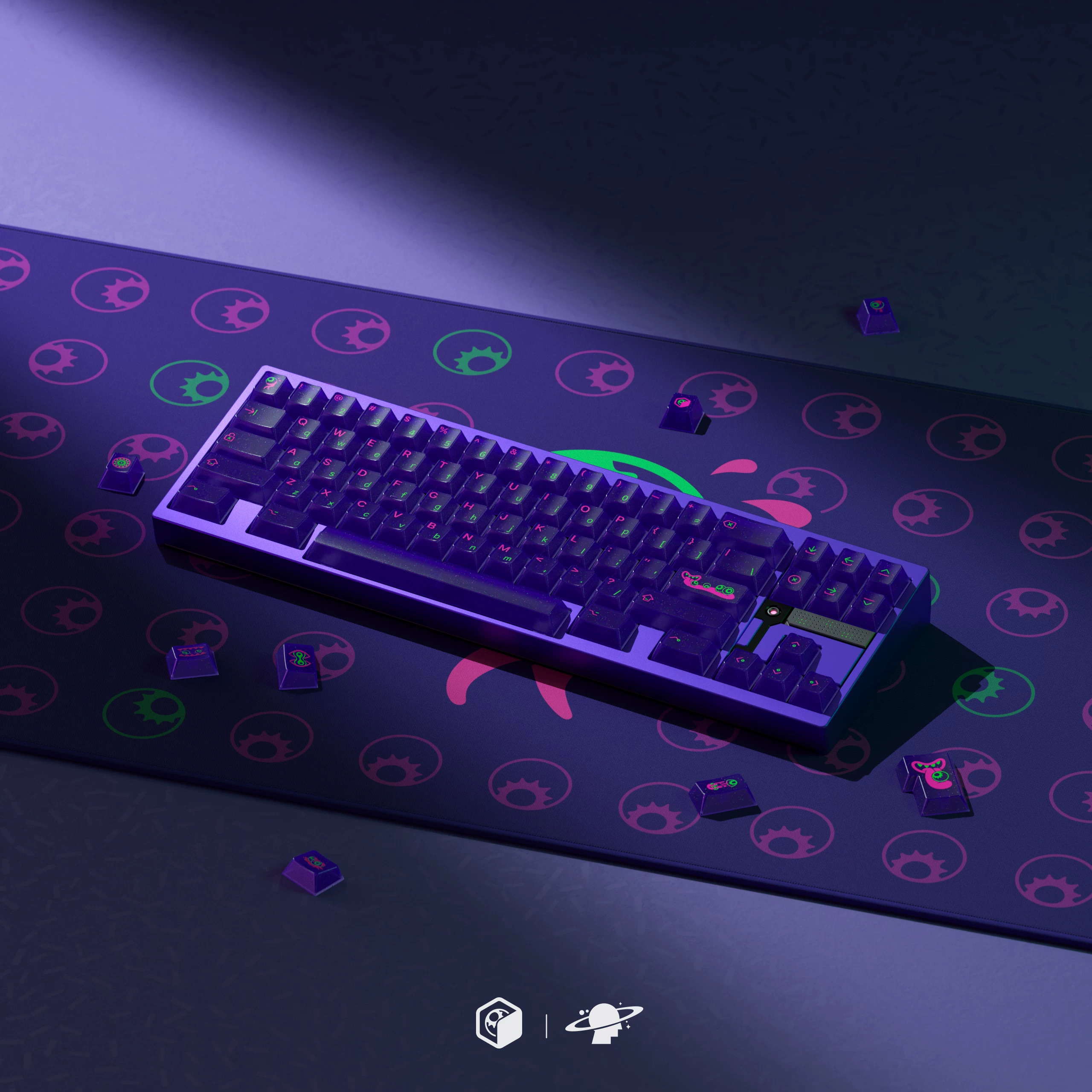 Keycap MW Eyeball Collector Cherry ABS UV Printing - Base