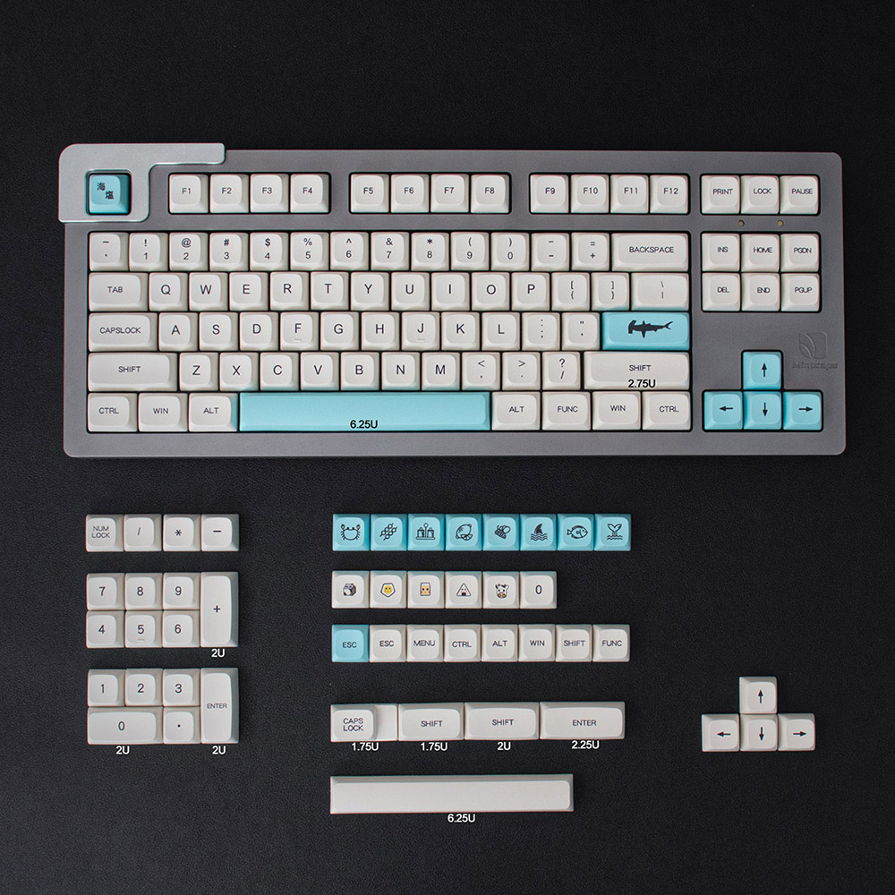 Keycap XDA Sea Salt 138 nút