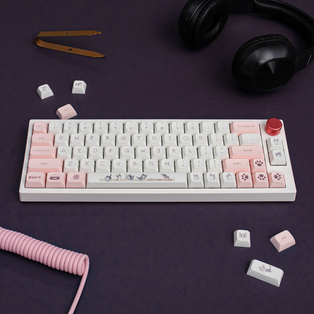 [In Stock] Keycap XDA PBT Dyesub Cheese Cat