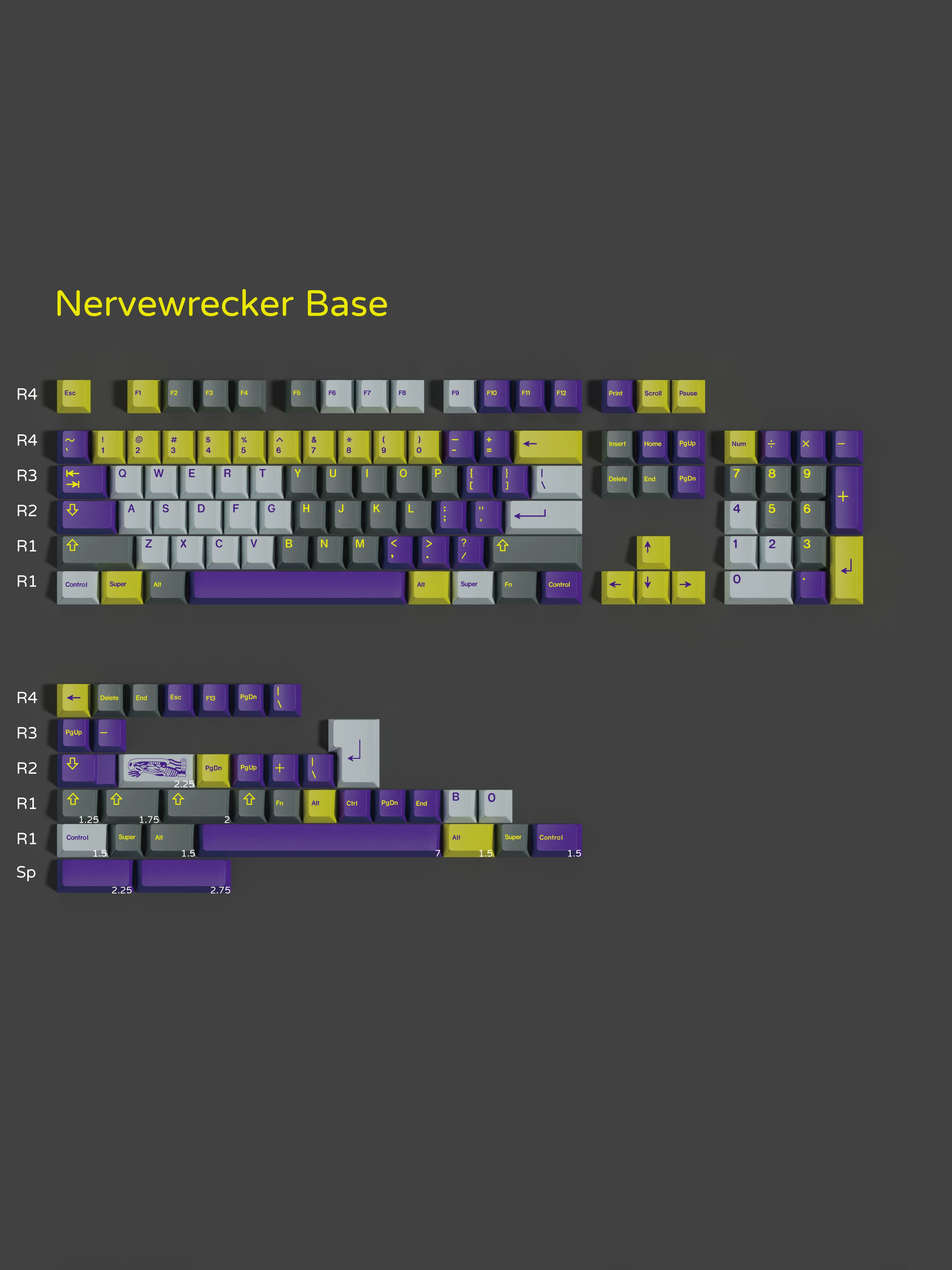 Keycap Walker Nervewrecker Cherry PBT Dyesub
