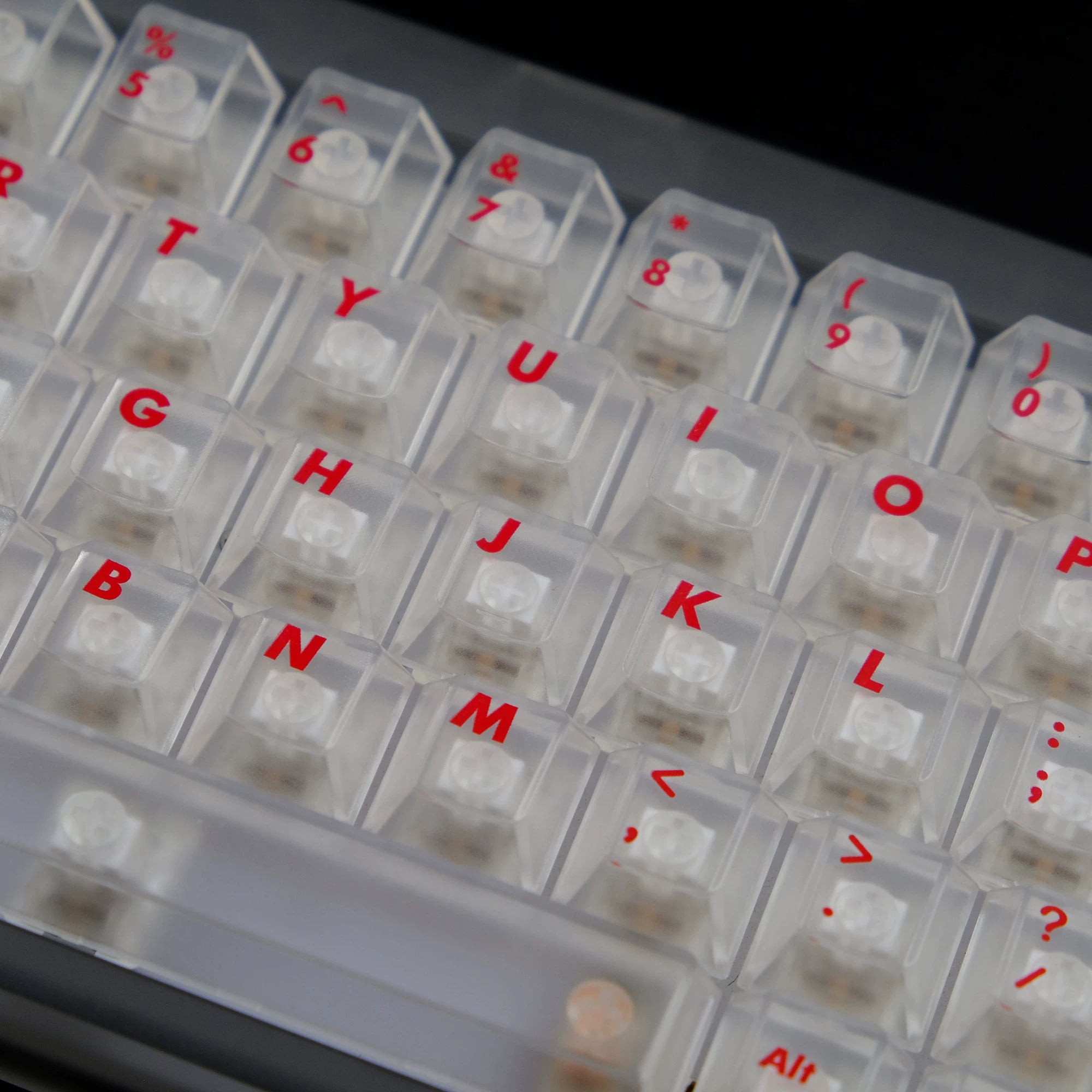 Keycap Aifei Foggy Cherry ABS Xuyên led