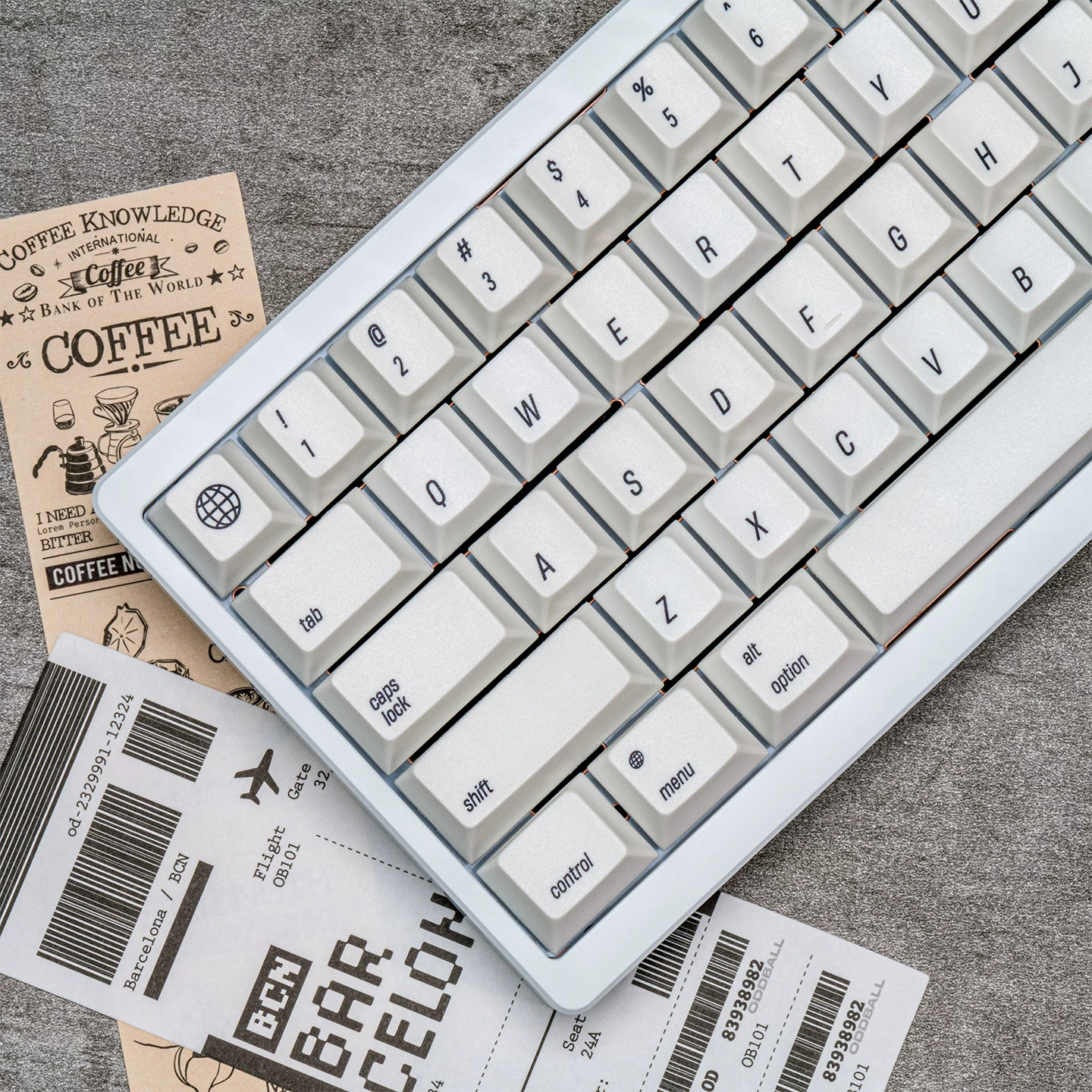 Keycap Mintcap MAC Cherry PBT Dyesub
