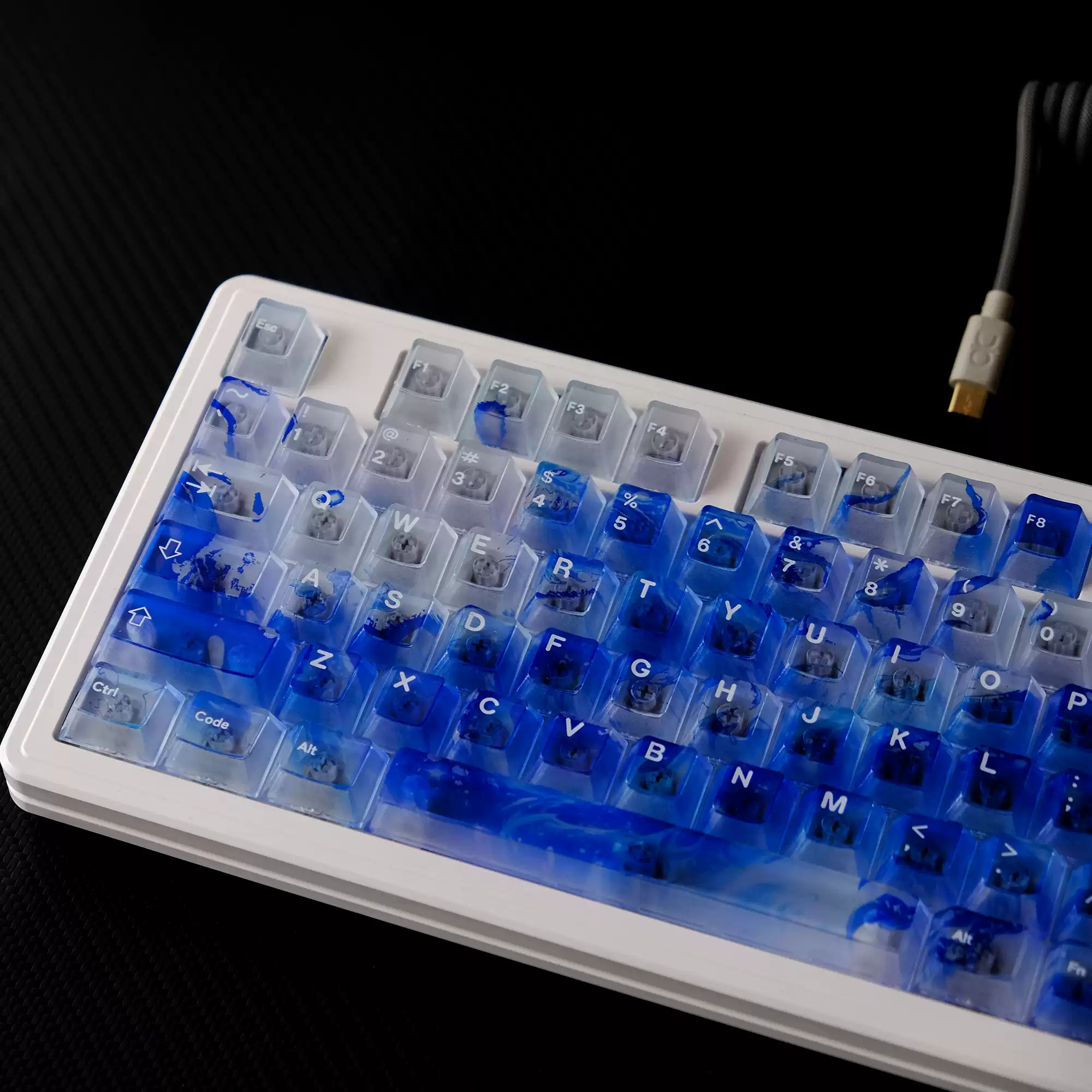 Keycap Cherry Aifei Deep Sea ABS Xuyên led
