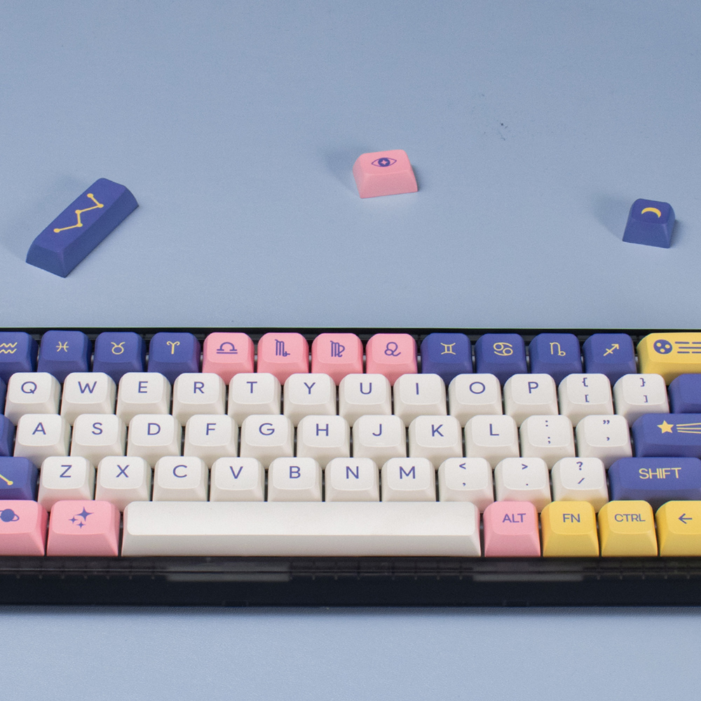 Keycap XDA Astrology Purple Constellation PBT Dyesub