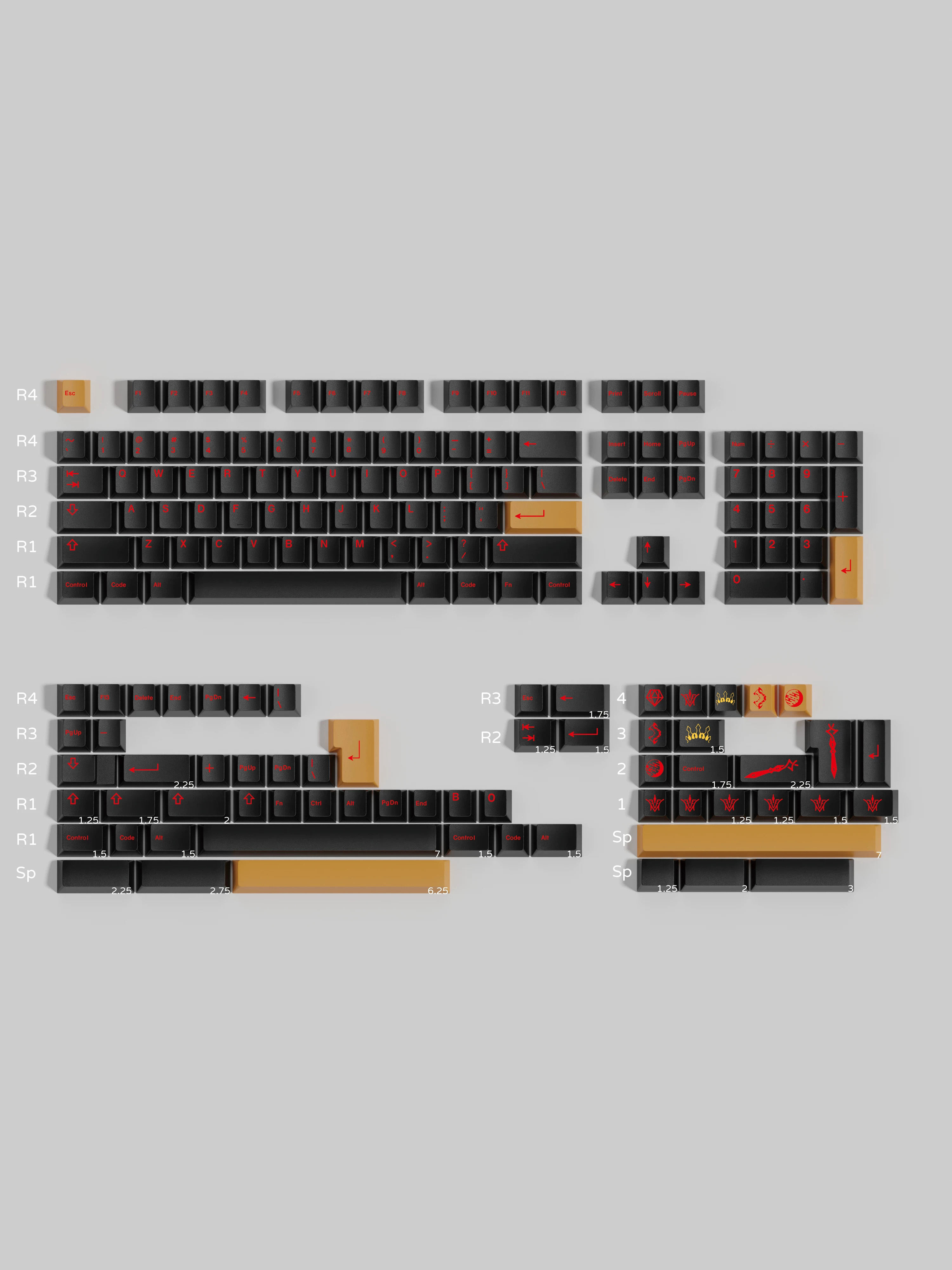 Keycap Walker Ishtar Cherry PBT Dyesub