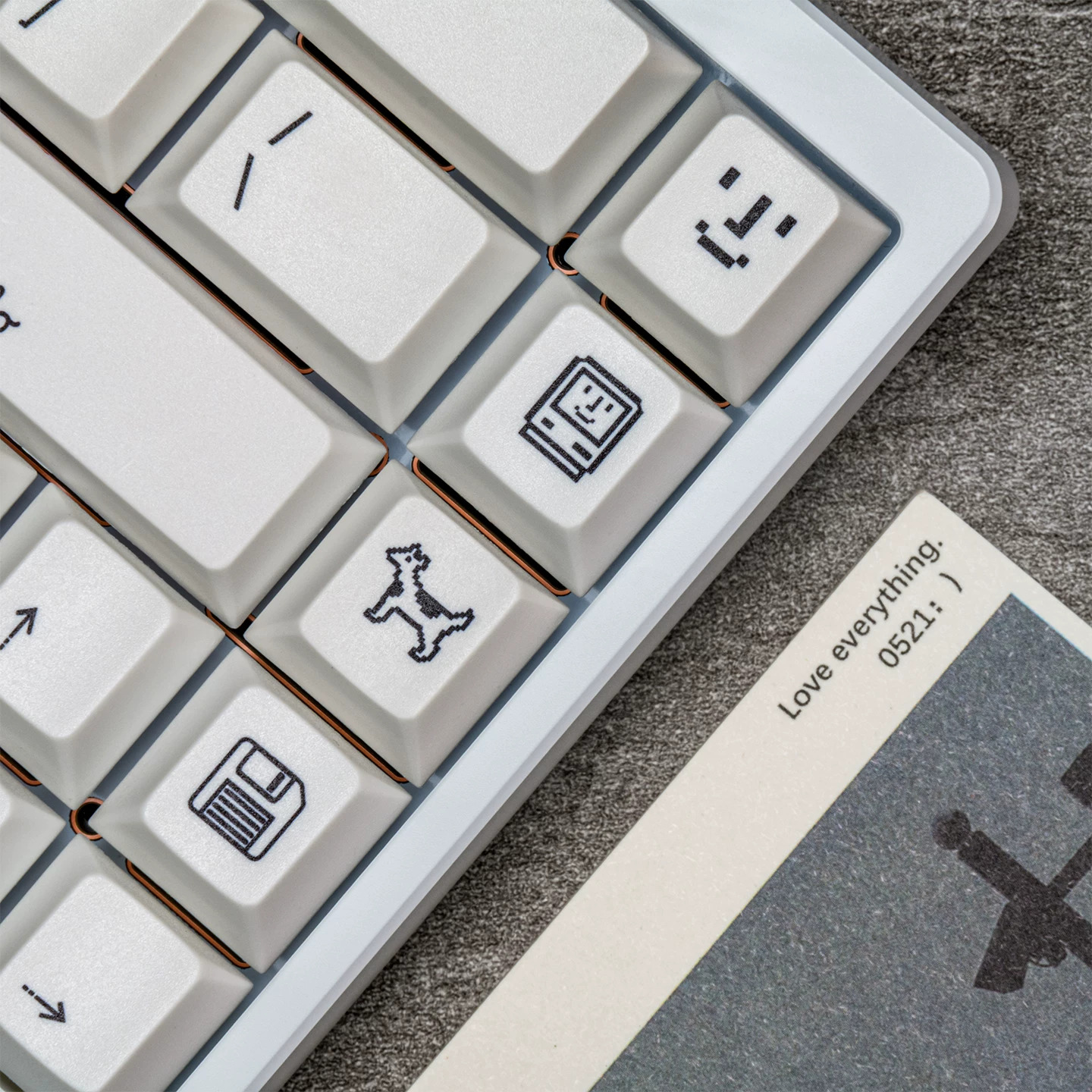 Keycap Mintcap MAC Cherry PBT Dyesub