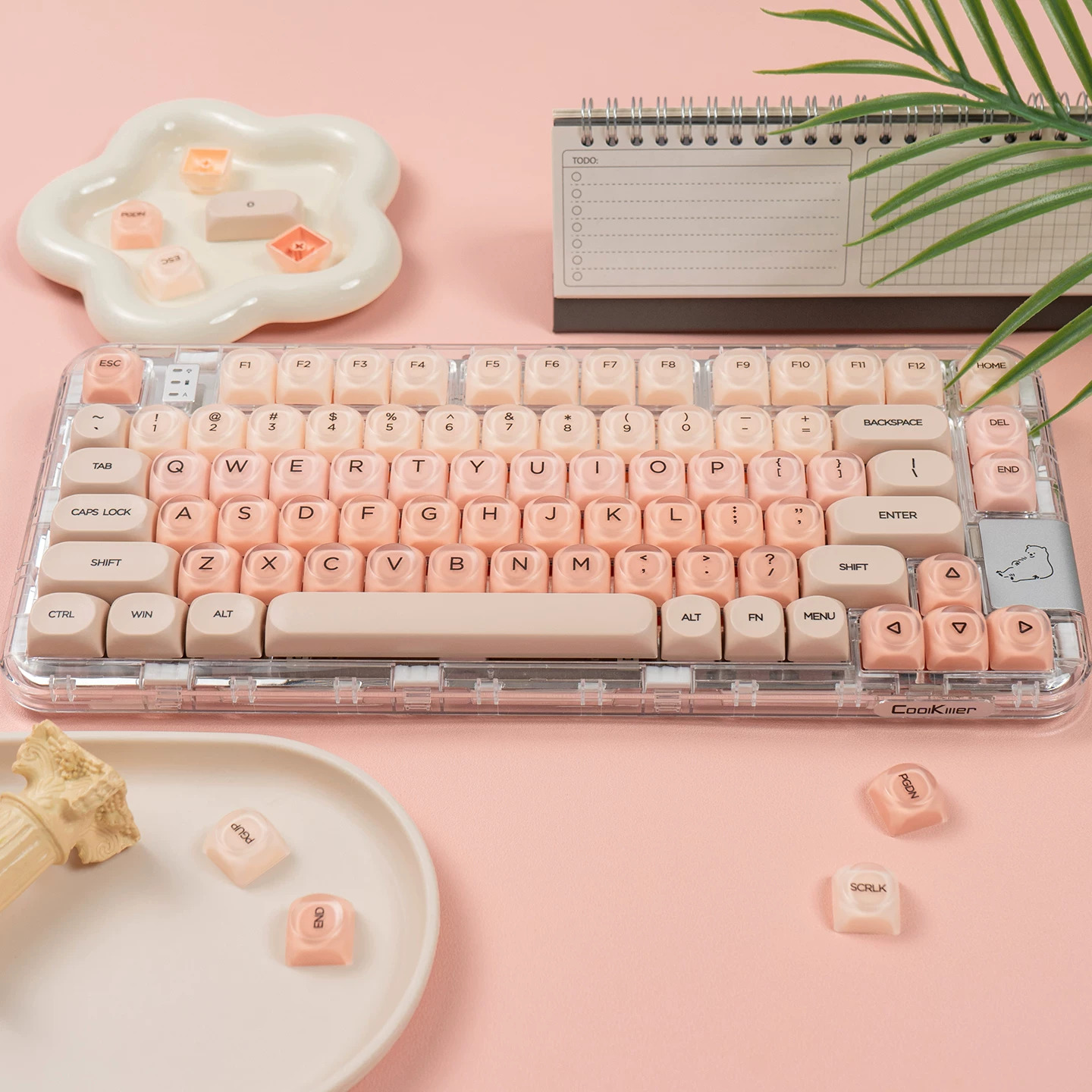 Keycap Mintcap Candy MOA PBT+PC Dyesub - Orange