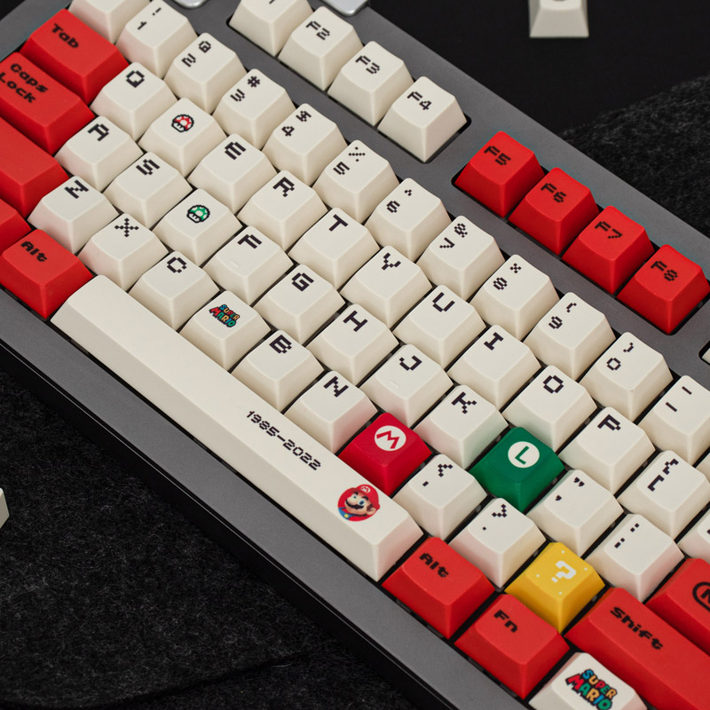 Keycap Mintcaps Cherry Mario PBT Dyesub