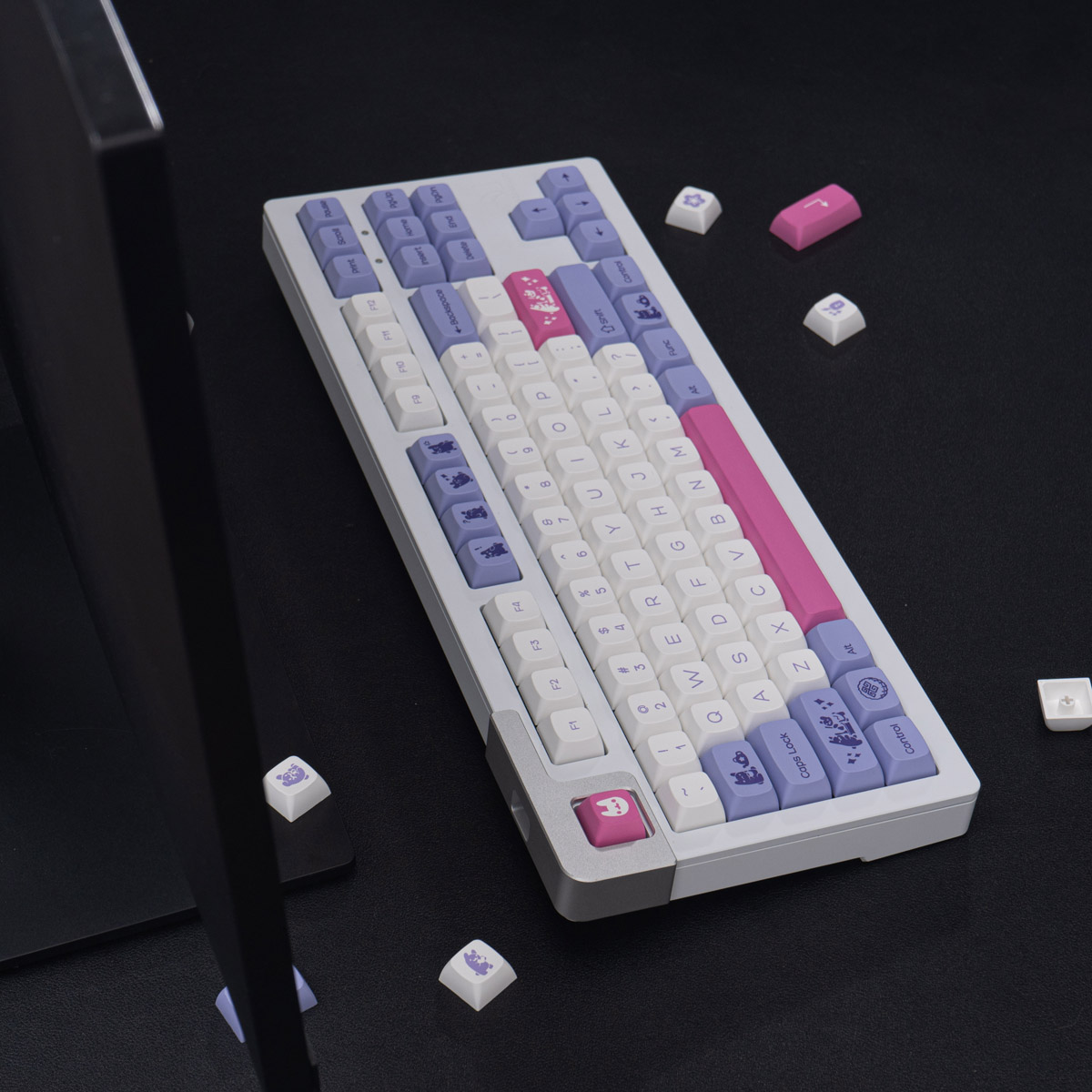 [IN STOCK] Keycap XDA Purple Rabit | PBT Dyesub