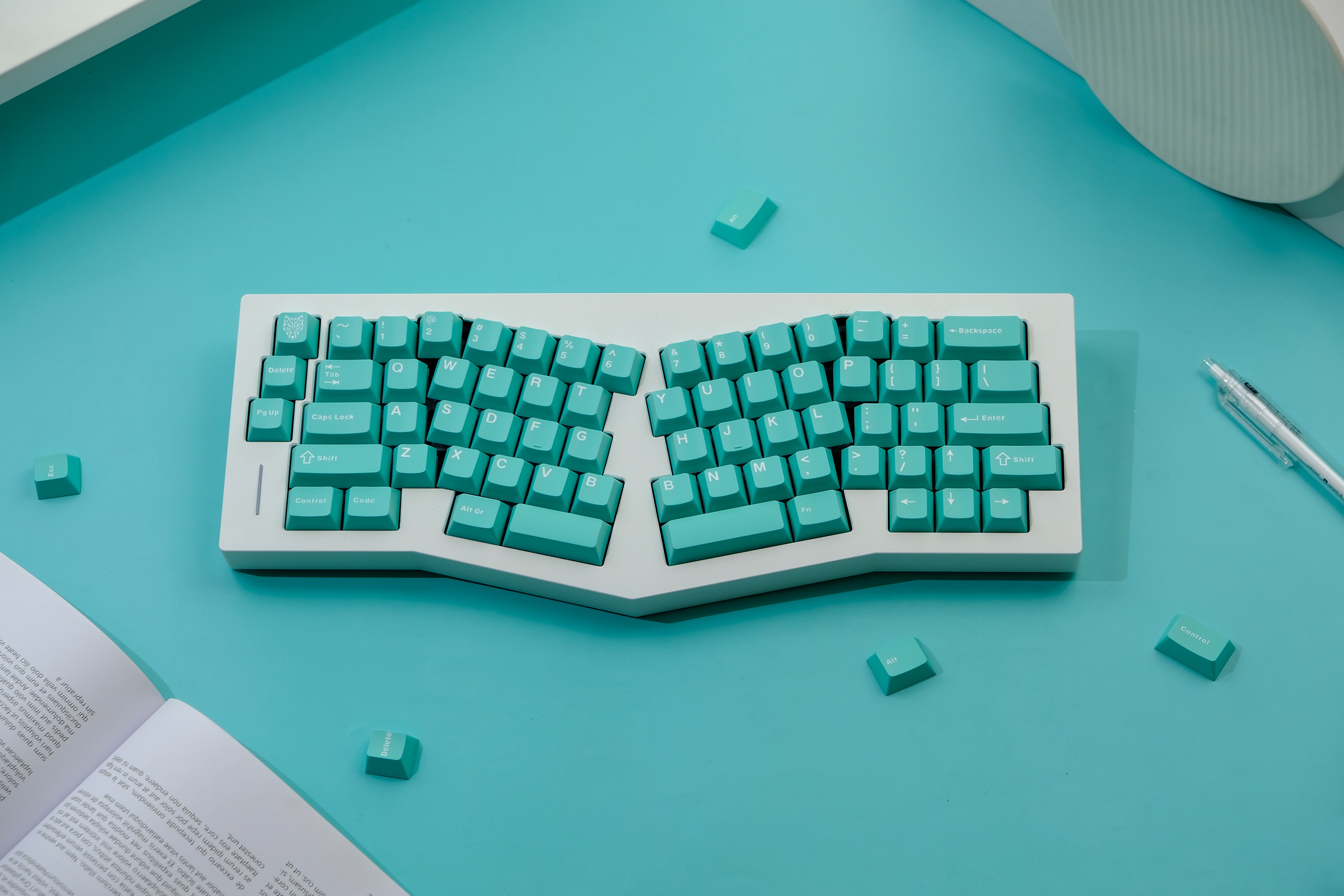 [In Stock] Keycap Cherry Aifei Tiffany PBT Doubleshot