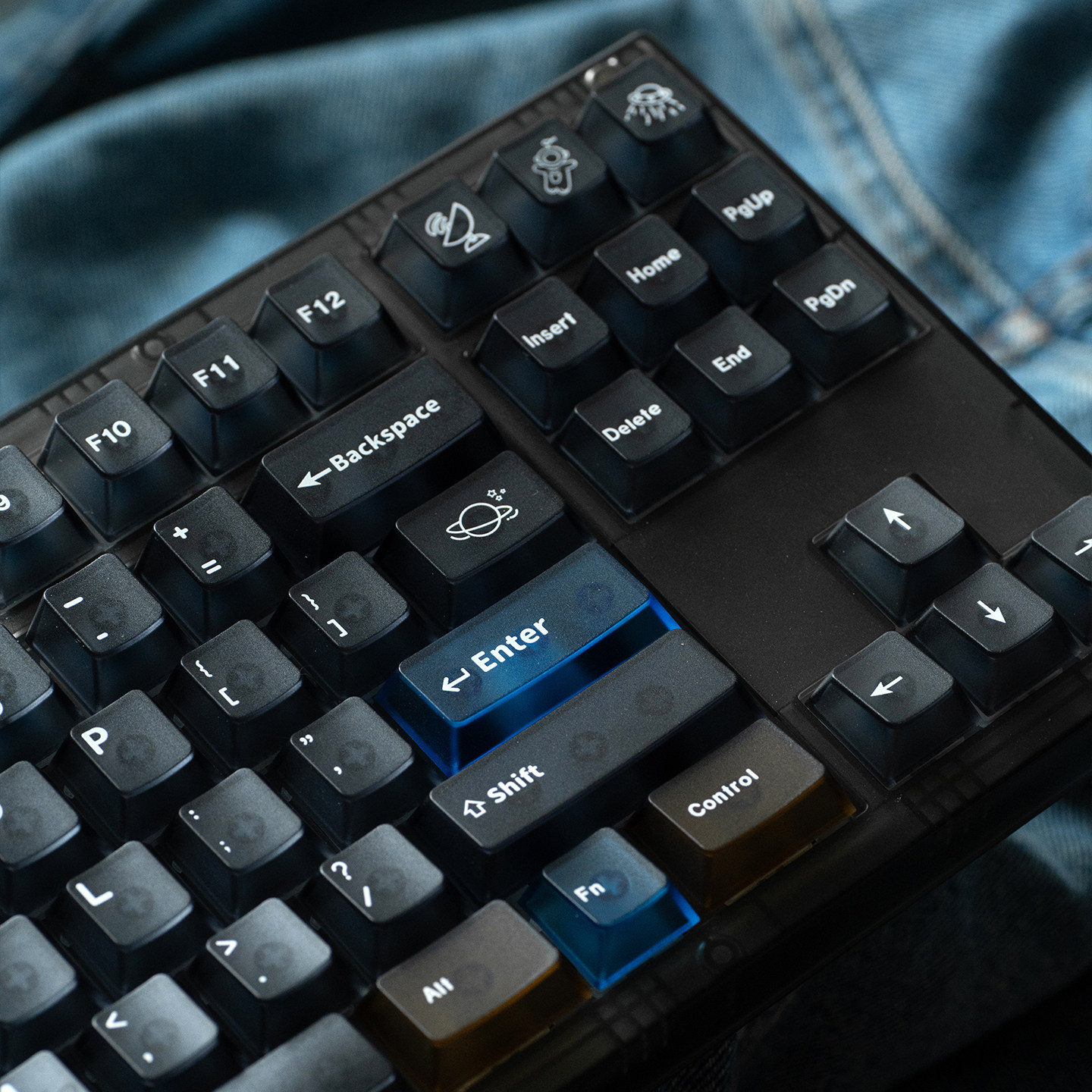 Keycap Mintcap Interstellar 2 Xuyên Led PC