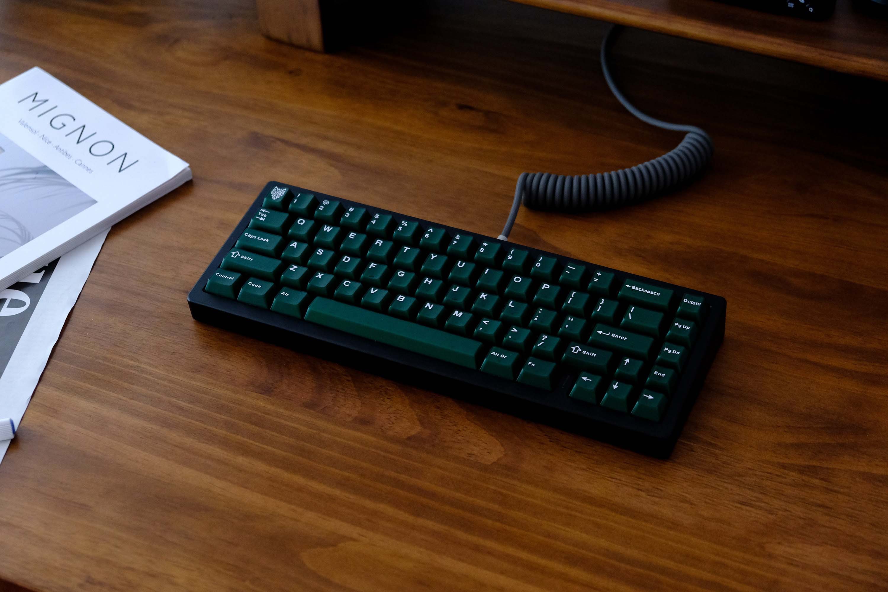 Keycap Cherry Aifei Pyga Green Semi-Transparent ABS Doubleshot