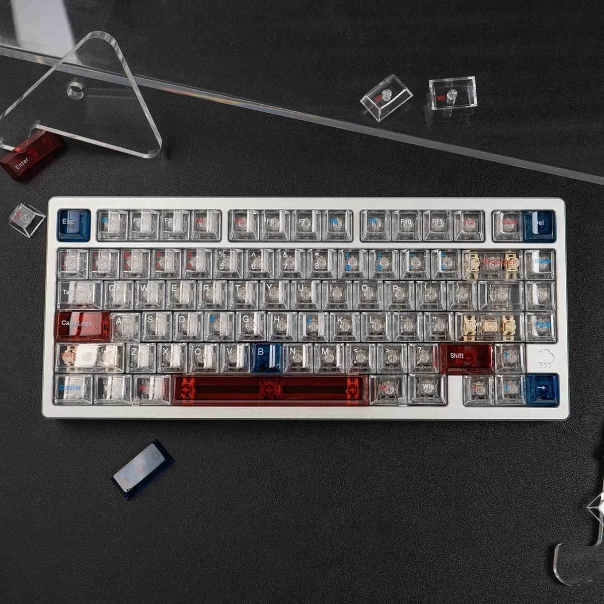 Keycap Cherry Aifei PC Xuyên led