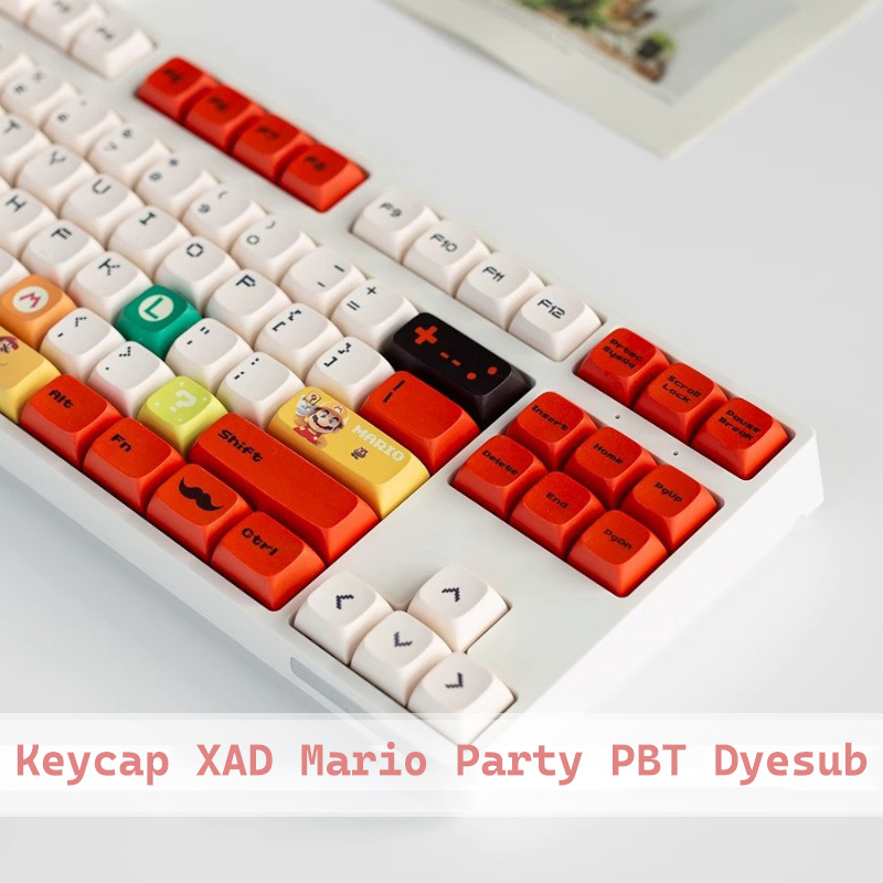 [In-stock] Keycap XDA Mario Party PBT Dyesub