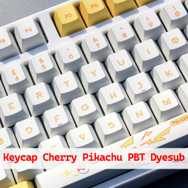 Keycap Mintcaps Cherry Pikachu PBT Dyesub