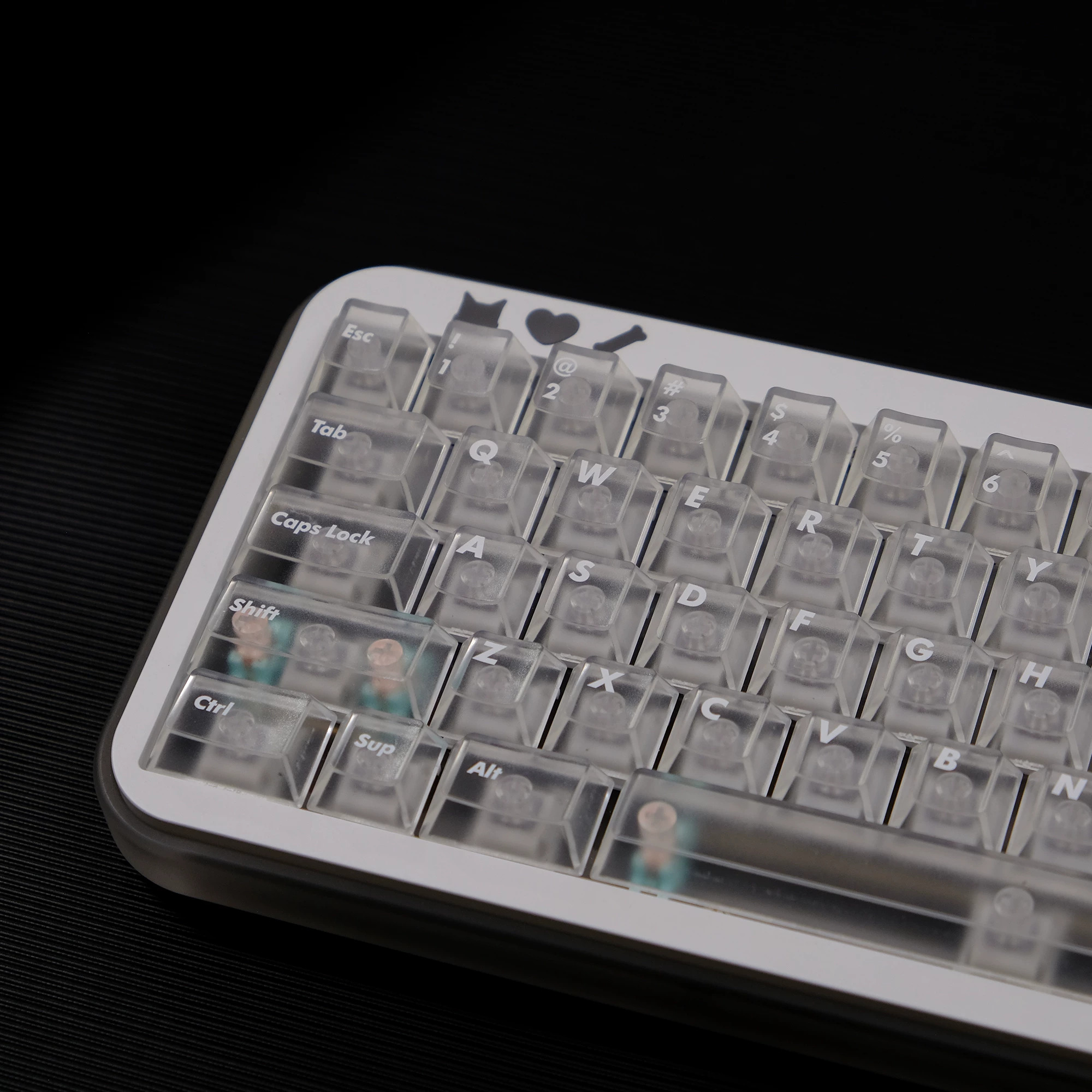 Keycap Aifei Foggy Cherry ABS Xuyên led